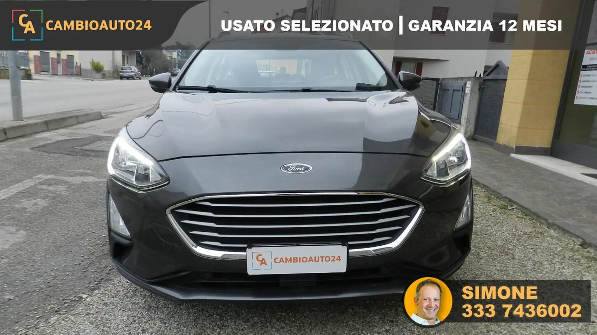 Ford Focus 1.5 EcoBlue 120 CV SW Business con Super Promo! Grigio - 1