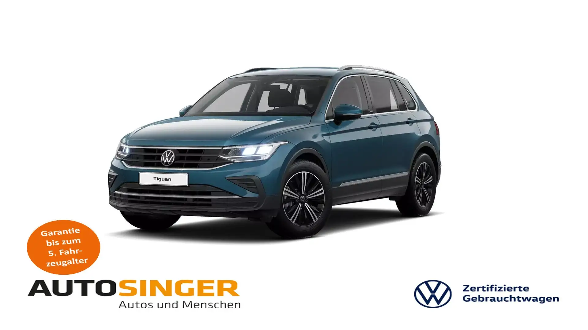 Volkswagen Tiguan Move 2.0 TSI DSG 4M *STDHZ*AHK*LED*ACC* Blau - 1