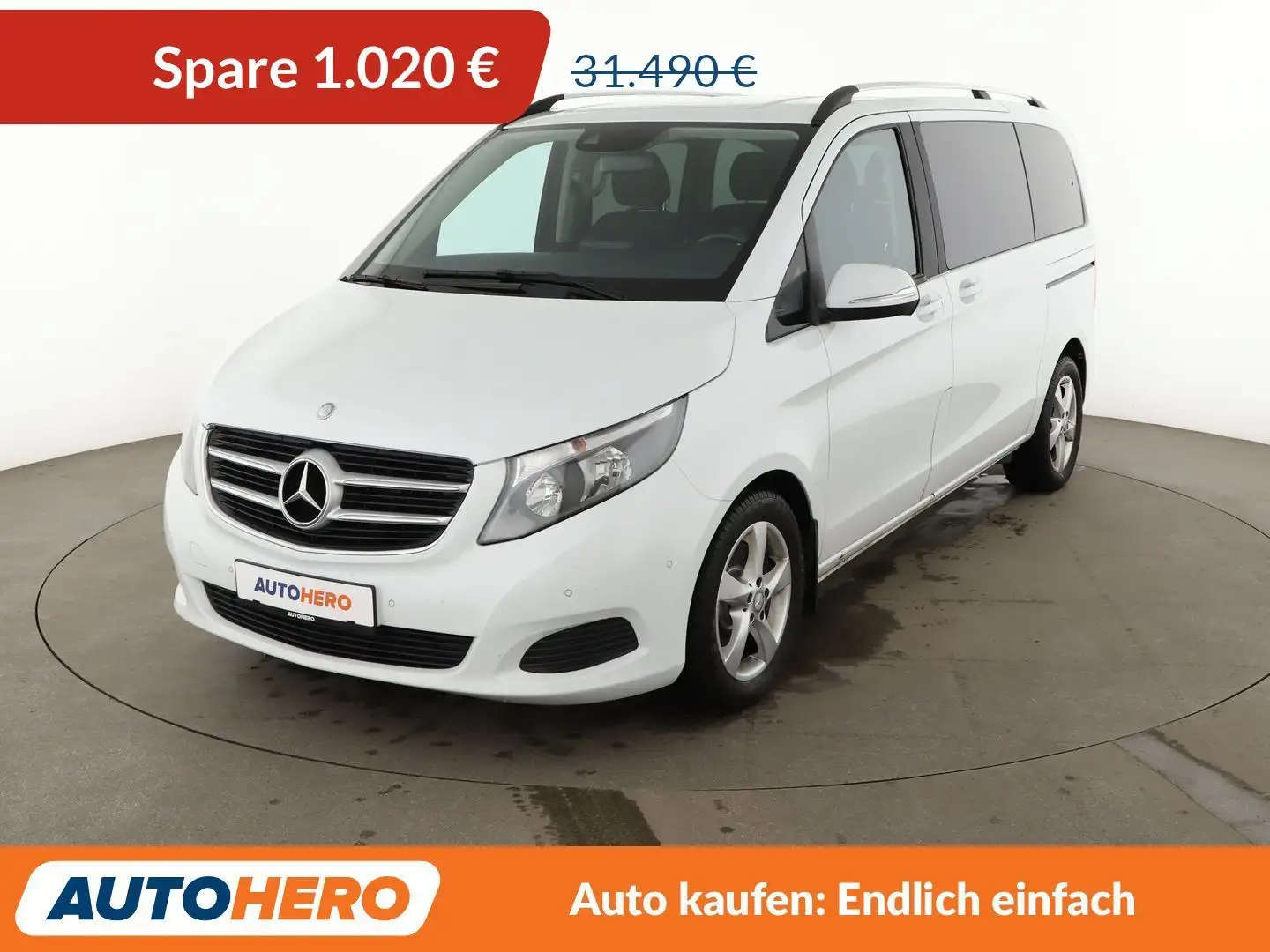 Mercedes-Benz V 220 V 220 d kompakt BlueTEC Edition Aut.*NAVI*TEMPO* Blanc - 1