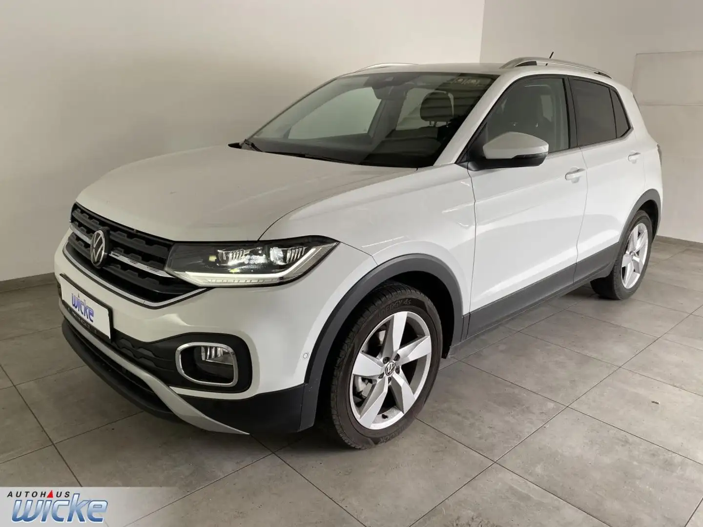 Volkswagen T-Cross 1.0 TSI DSG Style NAVI KLIMA LED PDC LANE Weiß - 2
