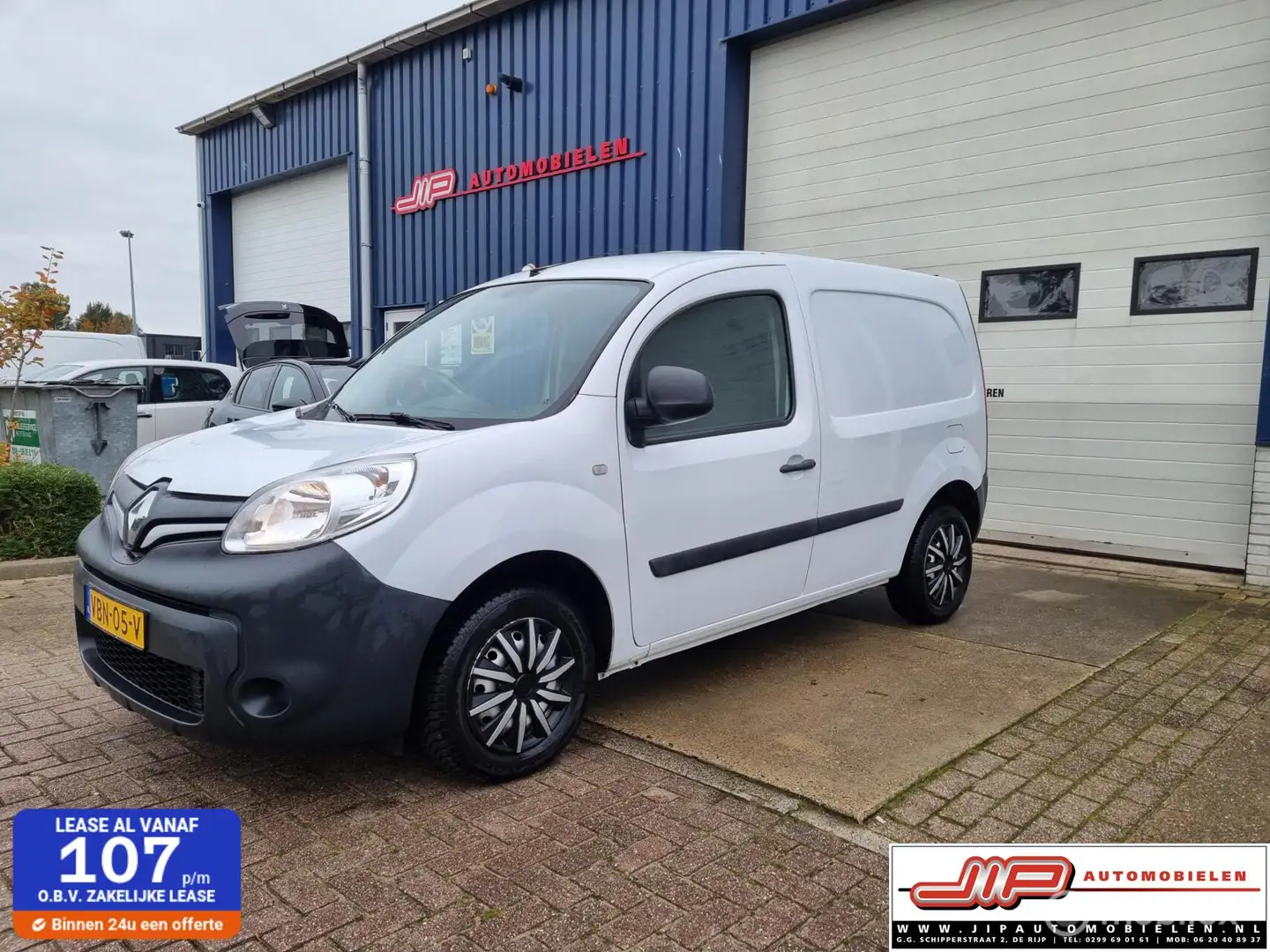 Renault Kangoo bestel 1.5 dCi 75 Airco EURO 6 Wit - 1