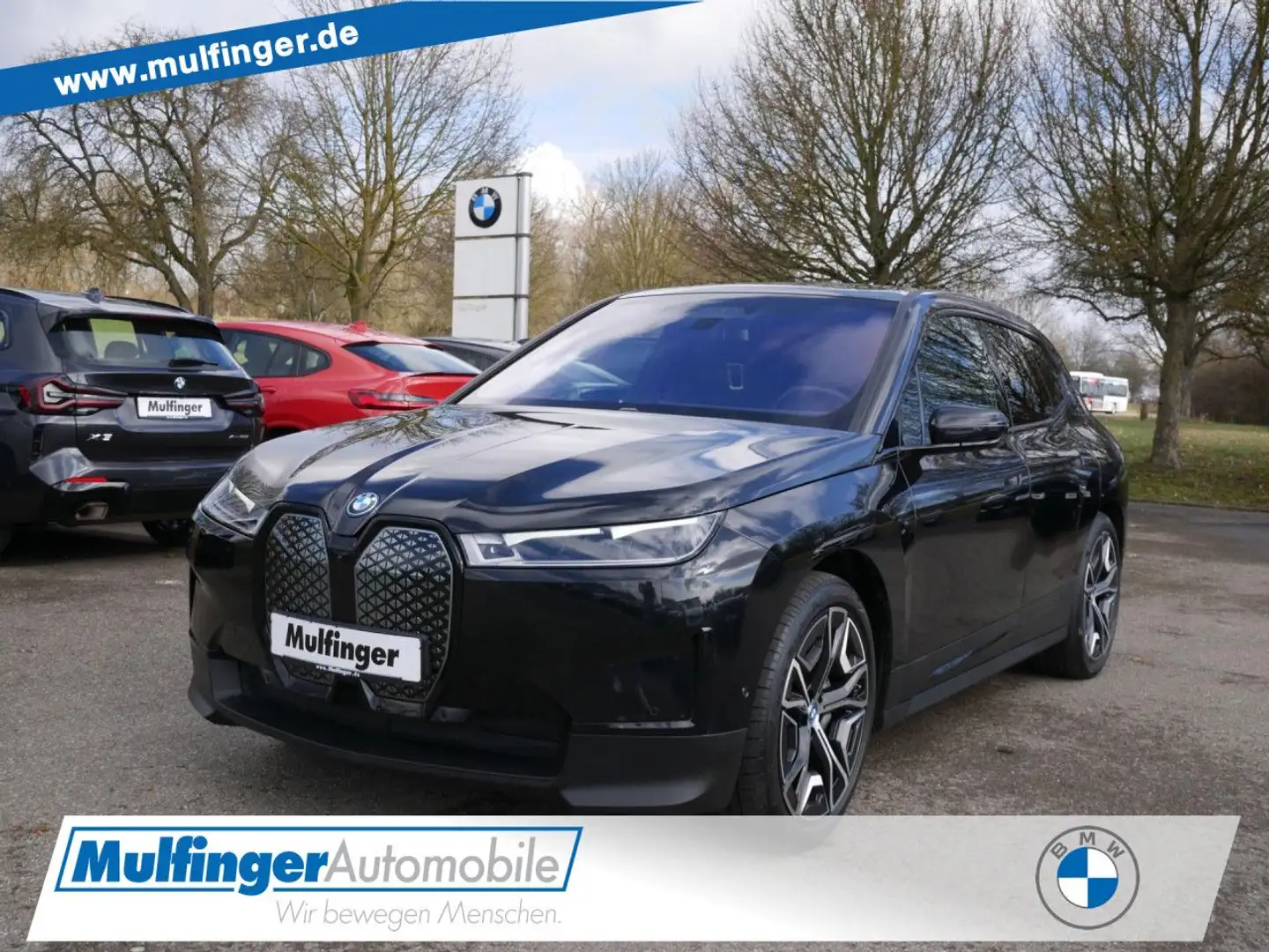 BMW iX x50 Sky HUD SuView Laser ACC LivePro.KomfZ 22 Nero - 1