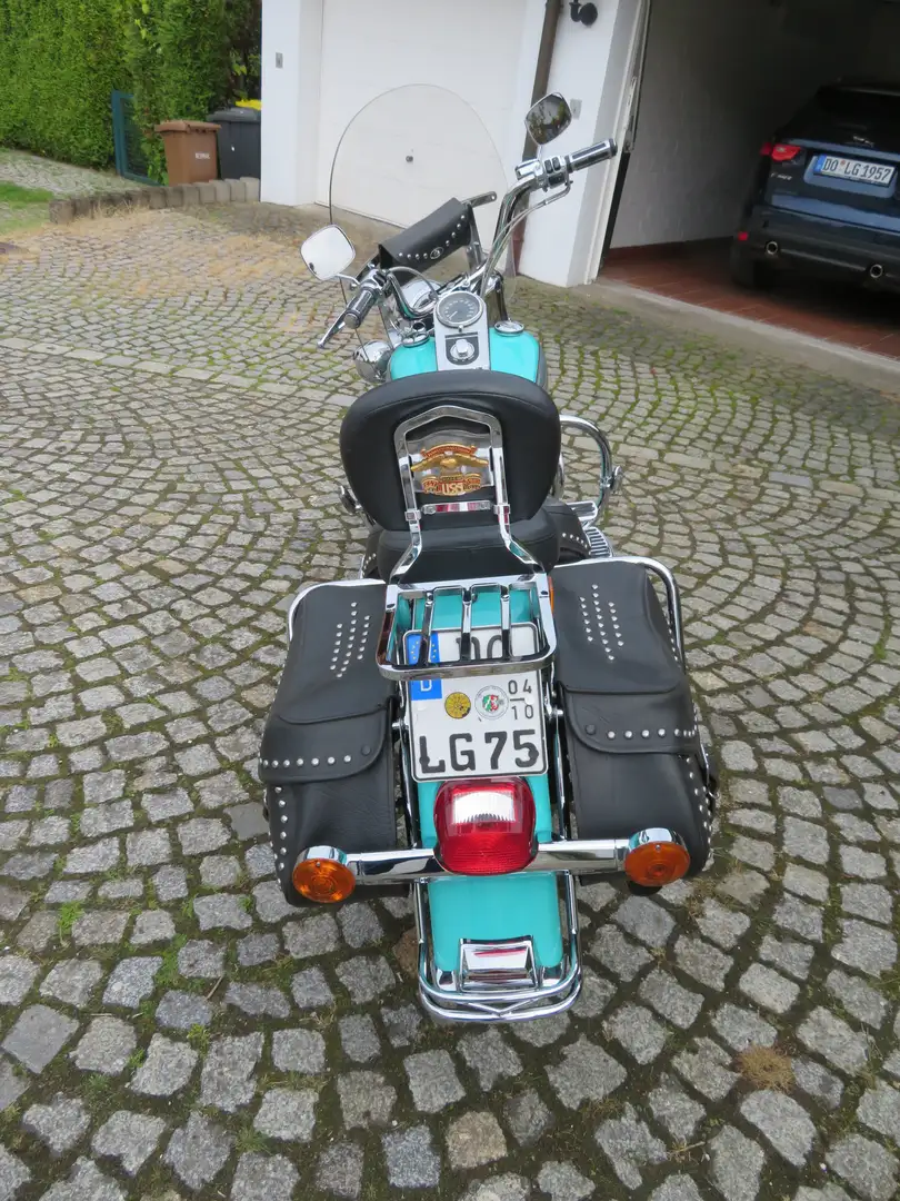 Harley-Davidson Heritage Softail Haritage Softail, sehr gepflegt mit viel Chrom. Blauw - 2