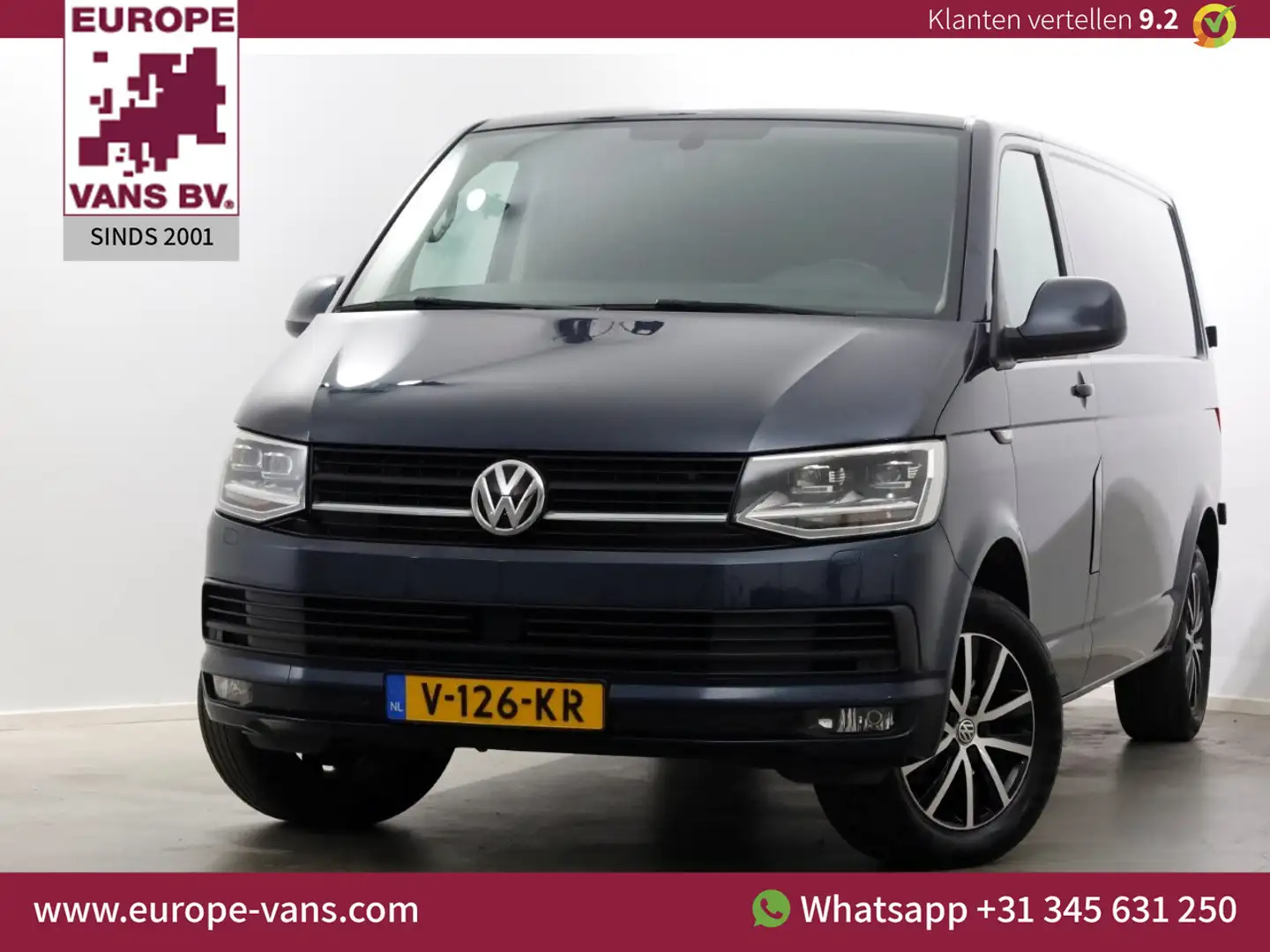 Volkswagen T6 Transporter 2.0 TDI 150pk E6 Lang DSG-Automaat Highline LED/AC Bleu - 1