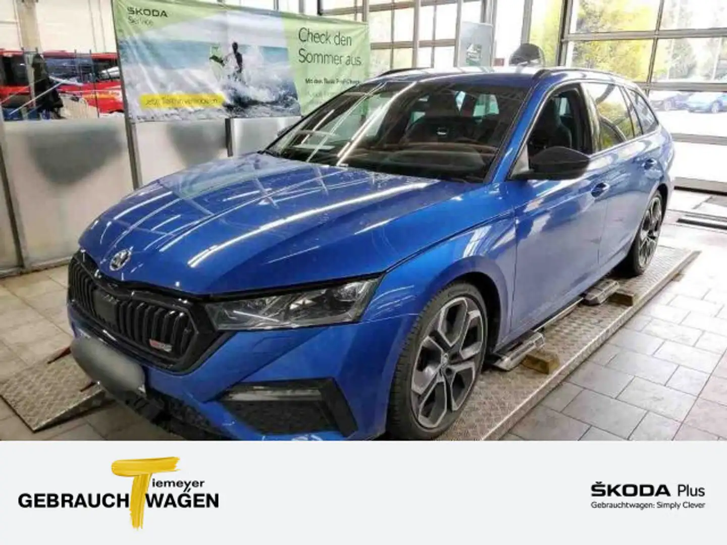 Skoda Octavia Combi 2.0 TDI DSG RS PLUS LM19 AHK KANTO Blu/Azzurro - 1