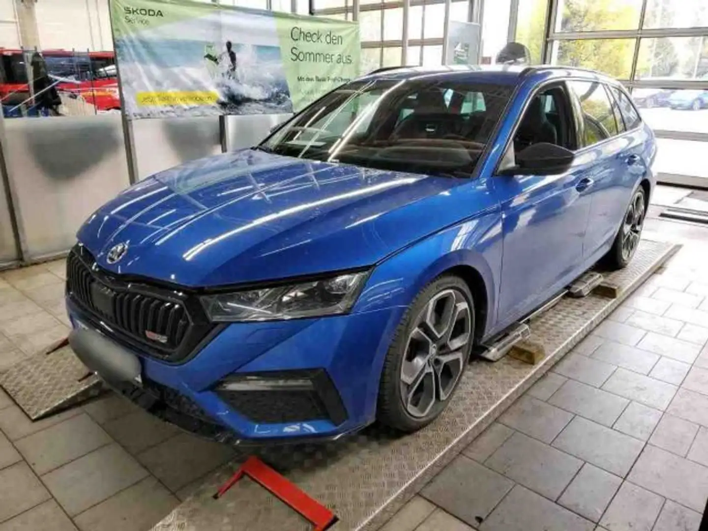 Skoda Octavia Combi 2.0 TDI DSG RS PLUS LM19 AHK KANTO Blu/Azzurro - 2