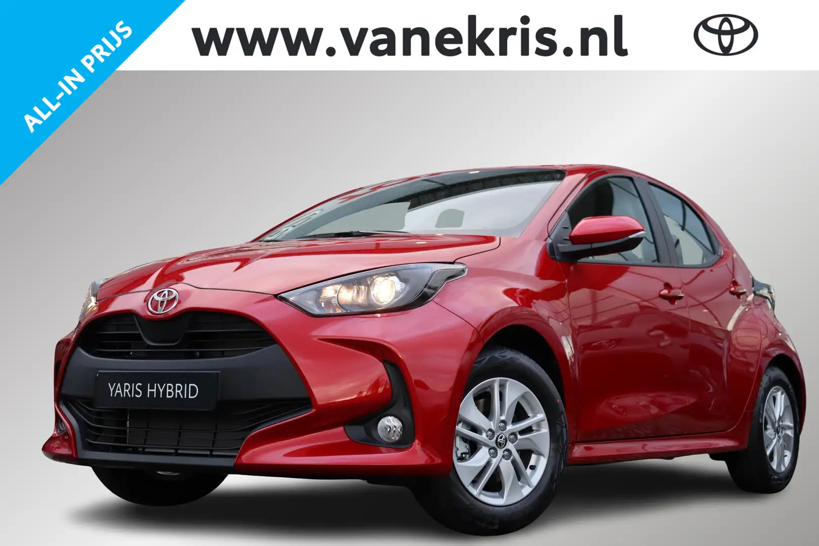 Toyota Yaris 1.5 Hybrid 115 Active, Apple Carplay, Android Auto Rood - 1