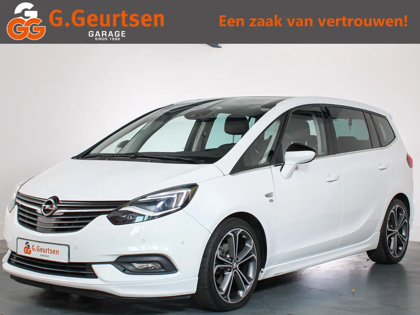 Opel Zafira 1.4 Turbo Innovation, OPC Line, 7-Persoons, Trekha Wit - 1