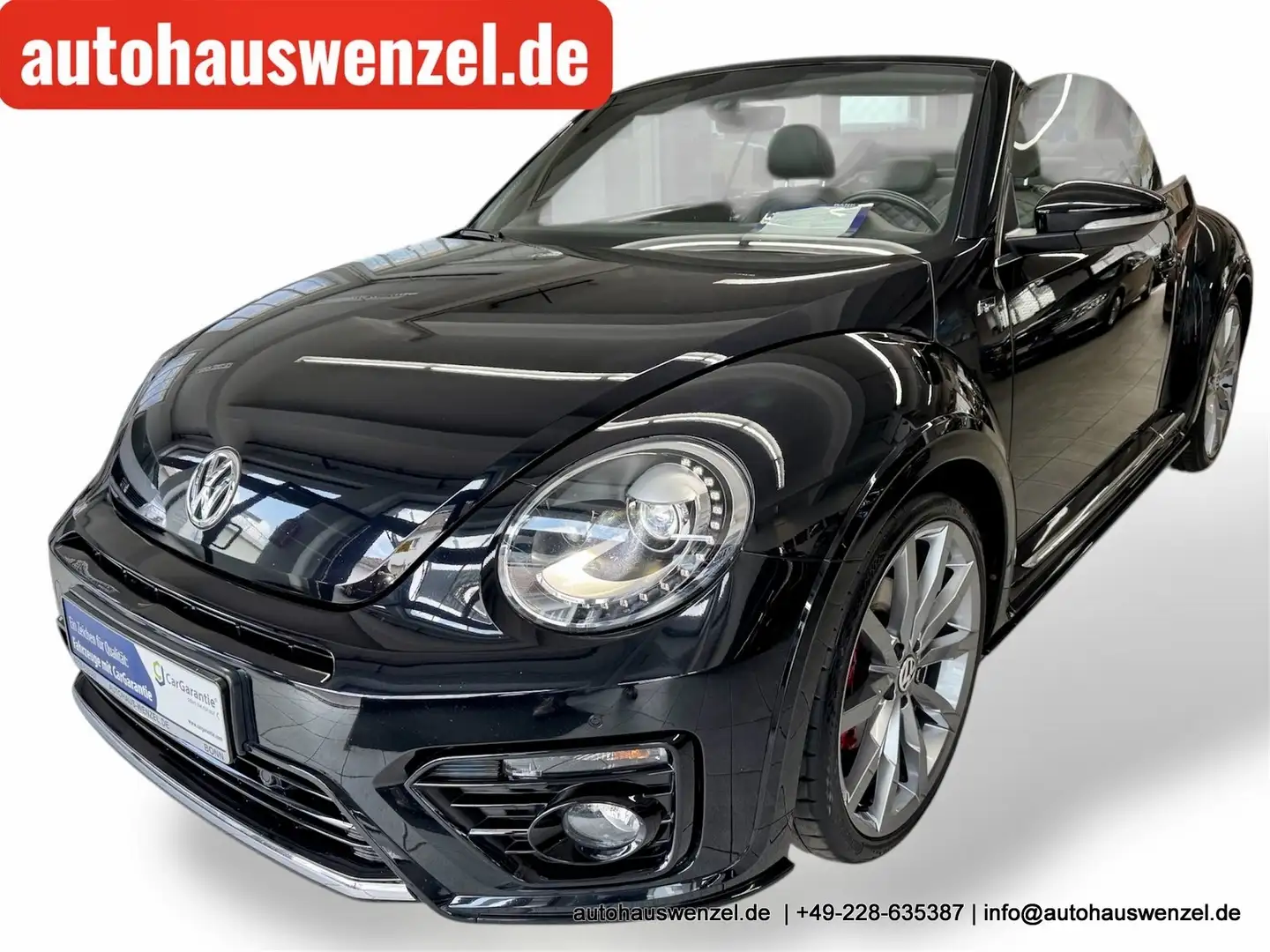 Volkswagen Beetle Cabrio 2.0 Aut. "Exclusive R-Line" LEDER KAM XENON Schwarz - 1