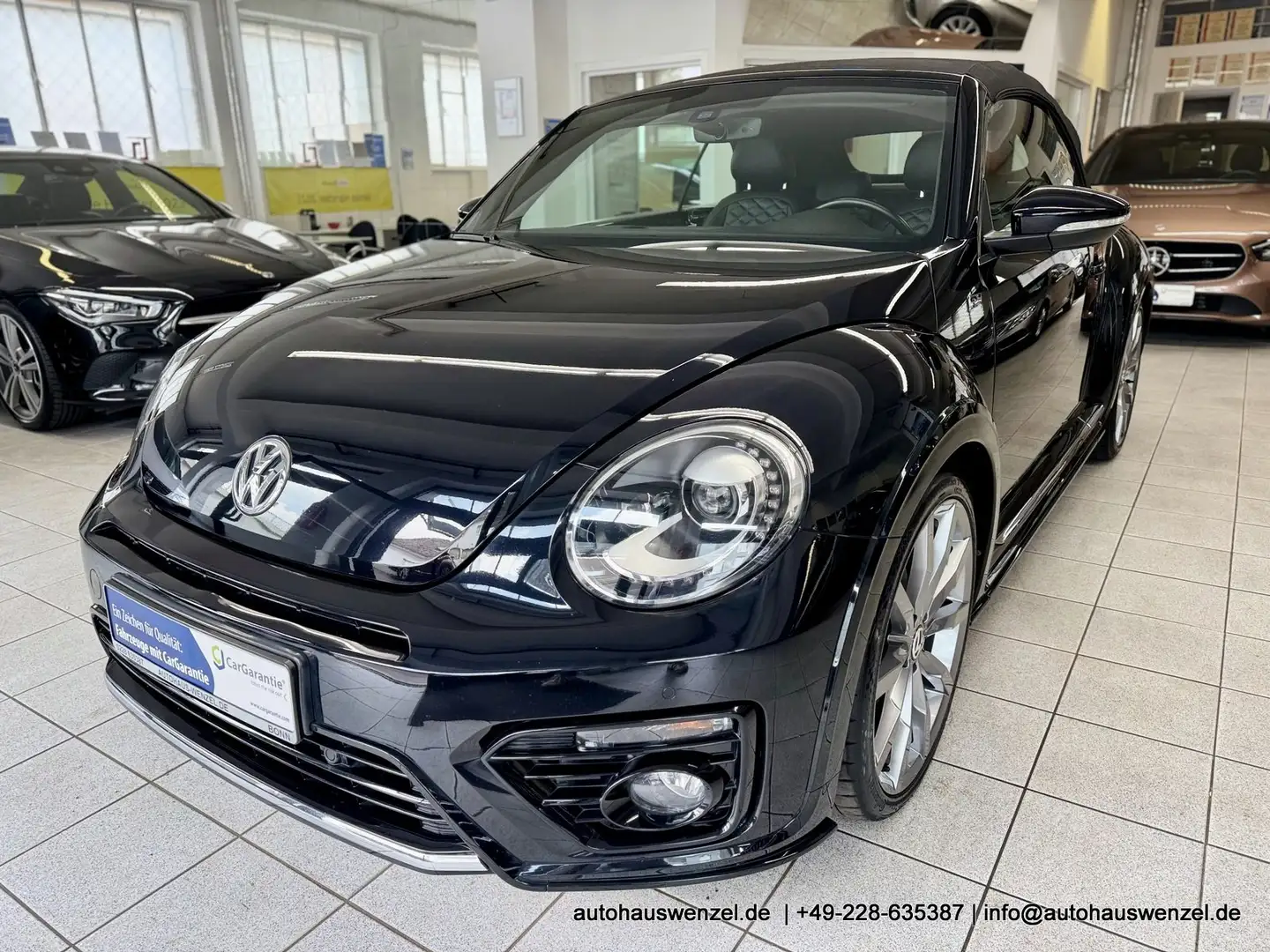 Volkswagen Beetle Cabrio 2.0 Aut. "Exclusive R-Line" LEDER KAM XENON Schwarz - 2