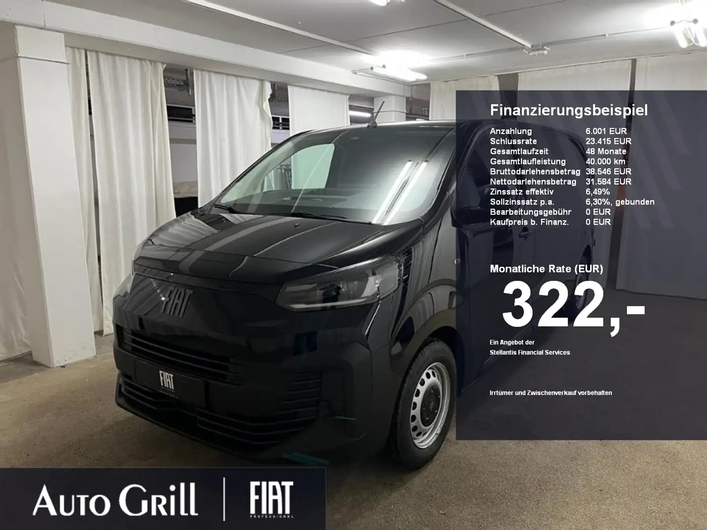 Fiat Scudo L2 Automatik AHK CarPlay RüKa LED Durchlad Чёрный - 1
