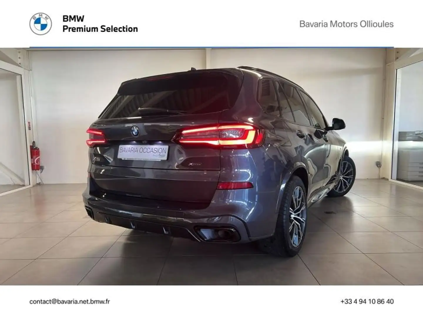 BMW X5 xDrive30d 286ch M Sport Gris - 2