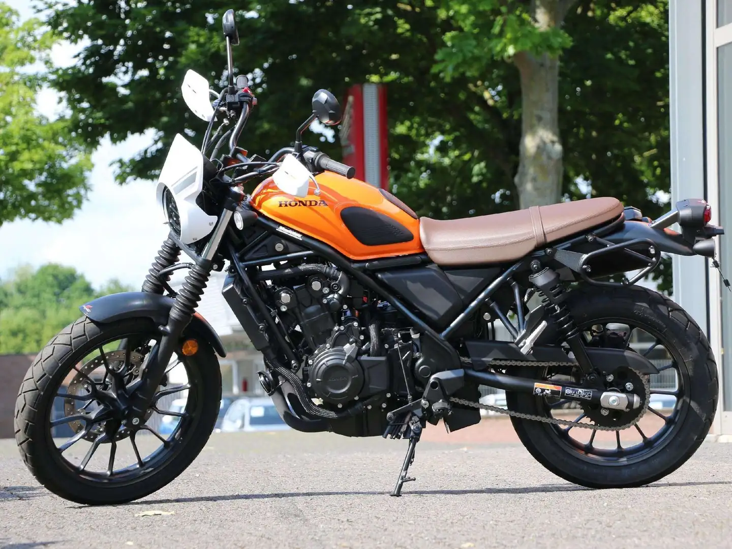 Honda CL 500 mit Zubehör Orange - 1