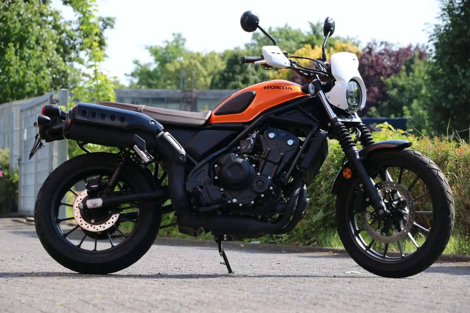 Honda CL 500 mit Zubehör Orange - 2