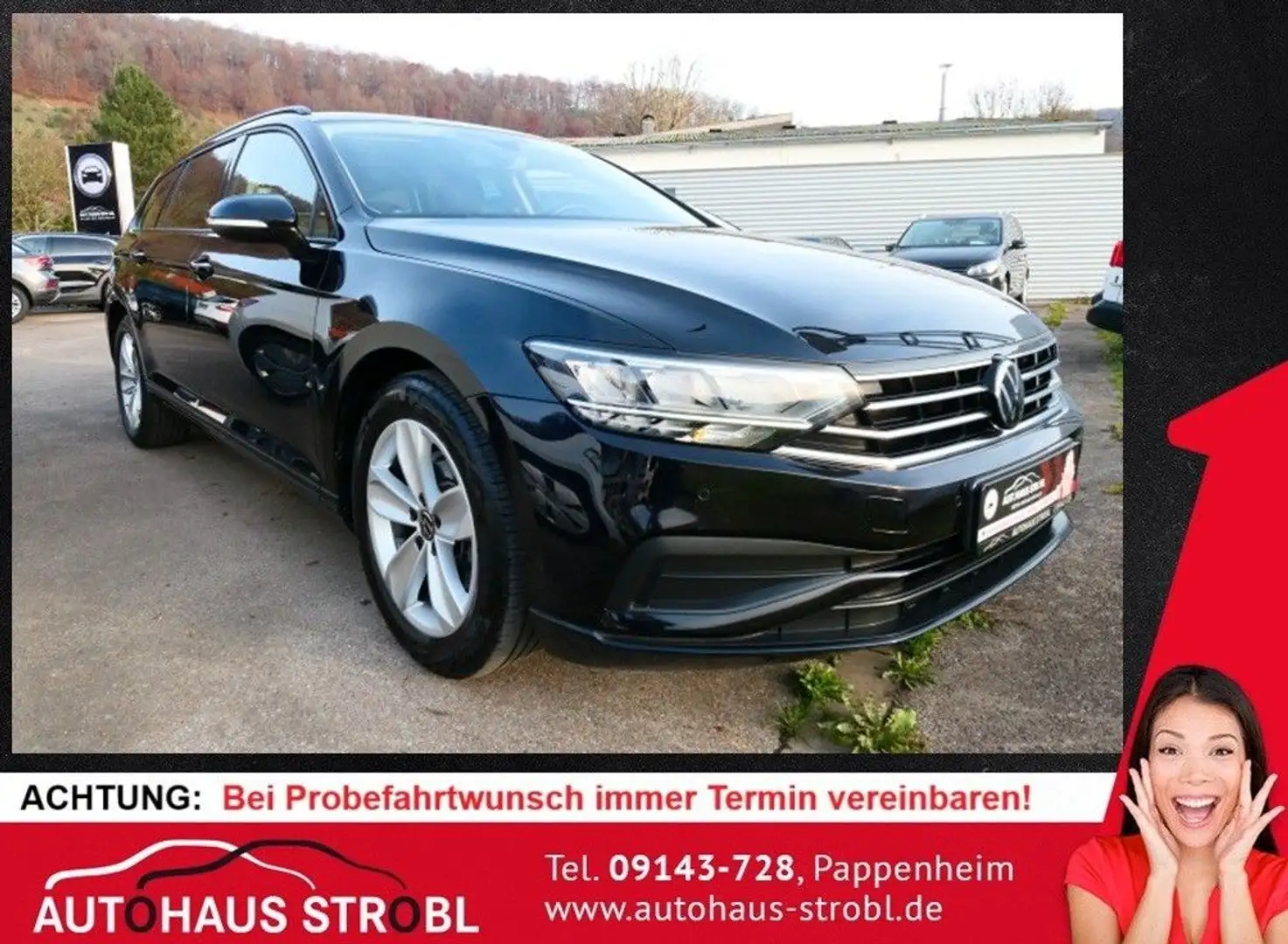 Volkswagen Passat Variant Passat Var. 2,0 TDI ACC/Mirror-Link/DAB+/RFK/LED Schwarz - 1