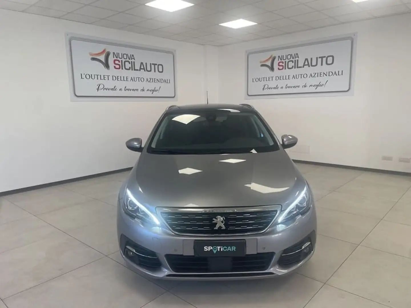 Peugeot 308 II 2018 SW SW 1.5 bluehdi Allure s&s 130cv Grigio - 1