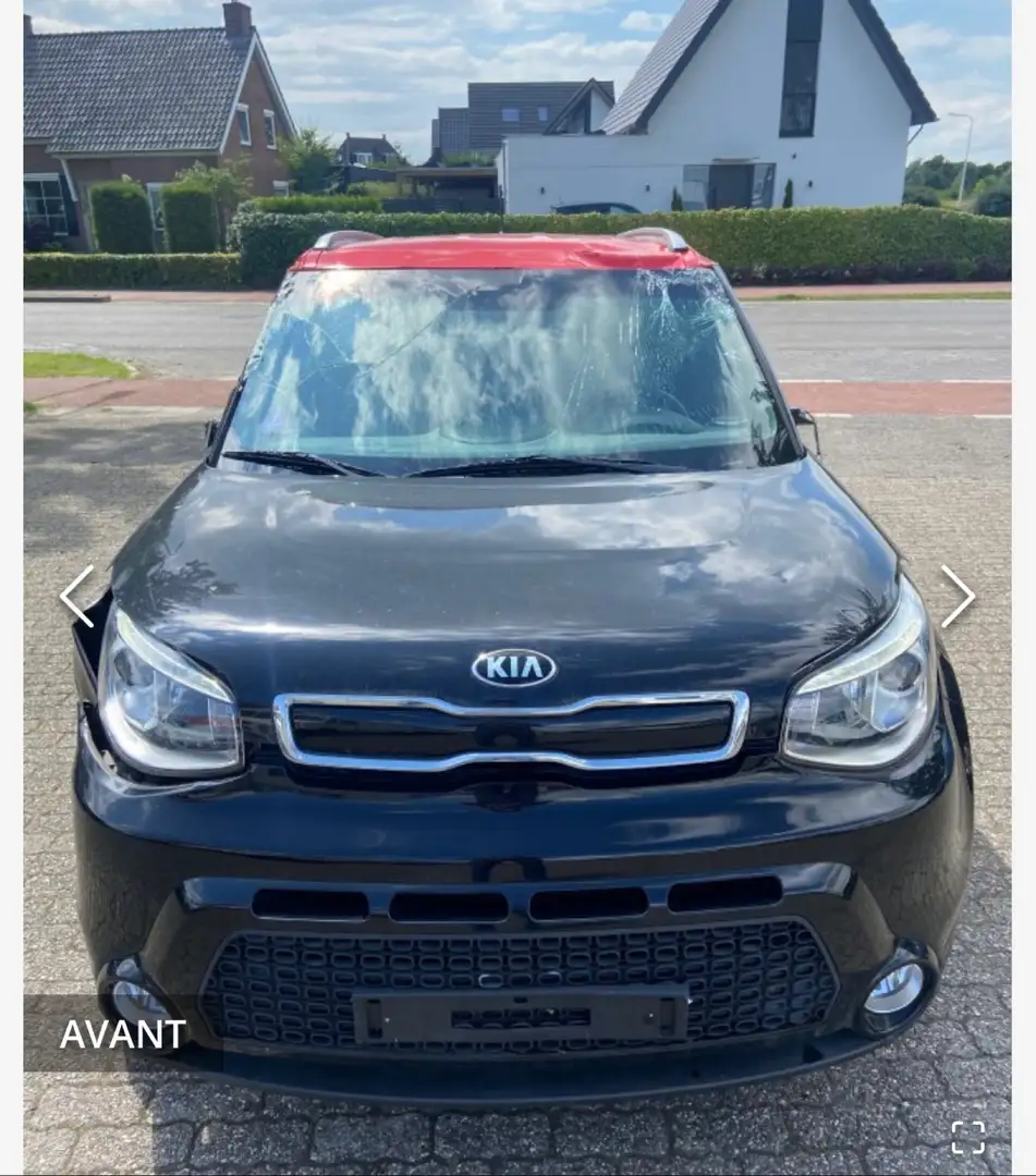 Kia Soul Accidenté Demarre et roule parfaitement Noir - 1