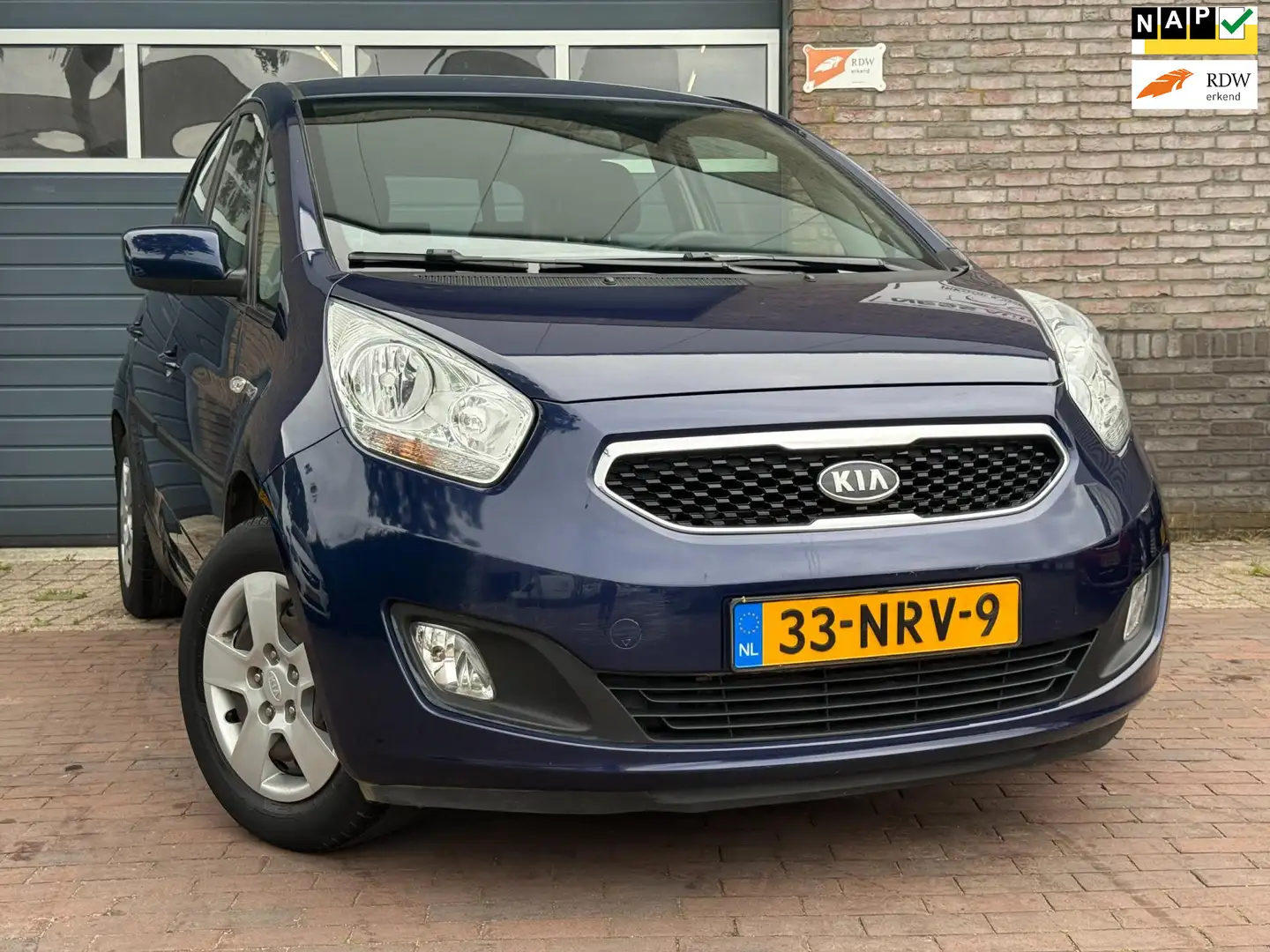 Kia Venga 1.4 CVVT X-tra|Airco Blauw - 1