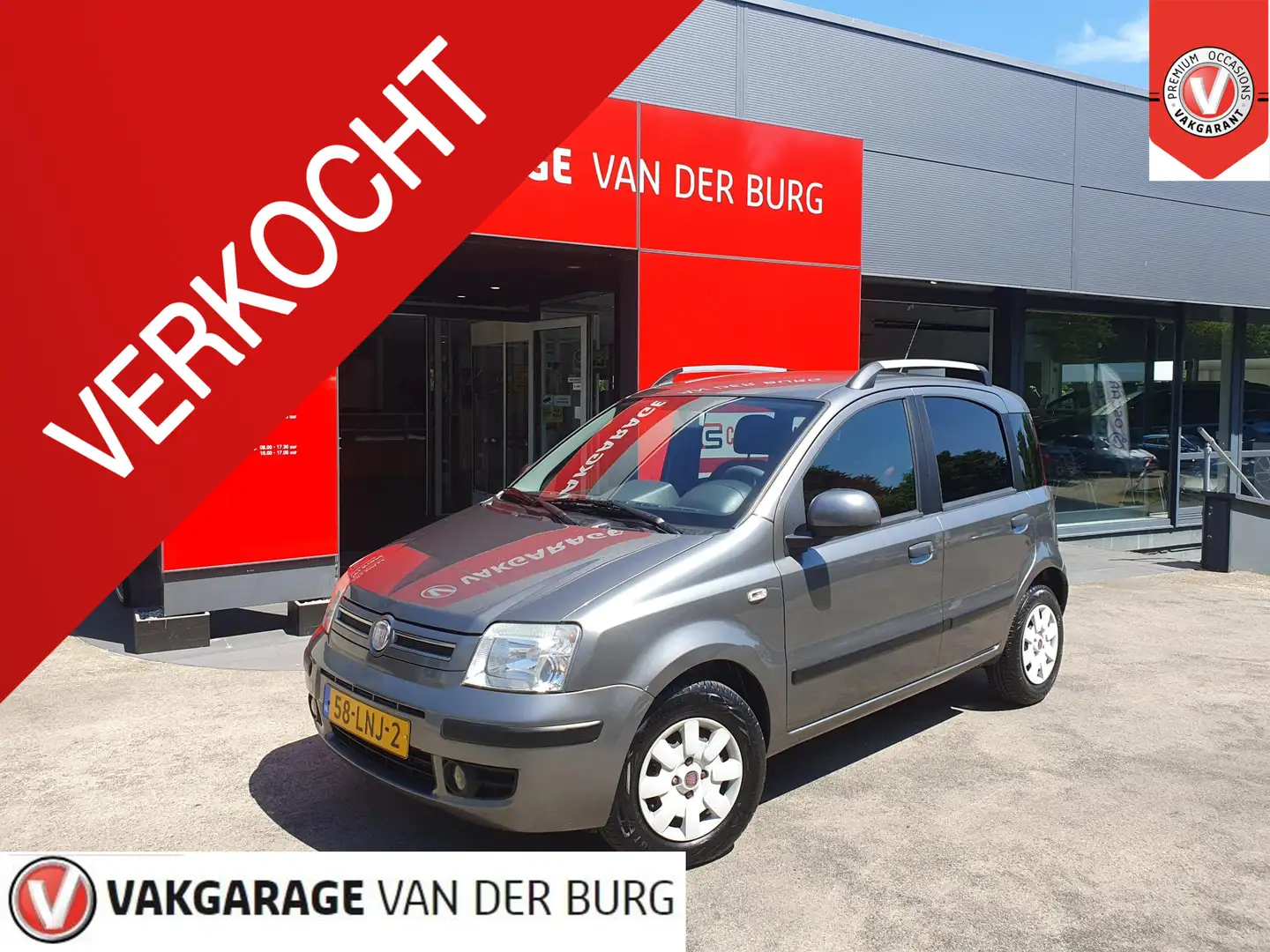 Fiat Panda 1.2 Emotion Climate Szary - 1