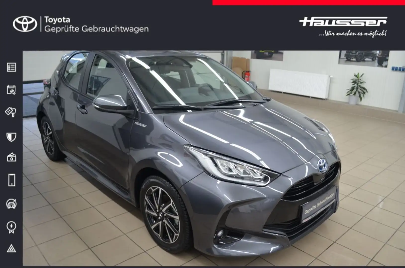 Toyota Yaris Hybrid 1.5 VVT-i Team Deutschland Grey - 1