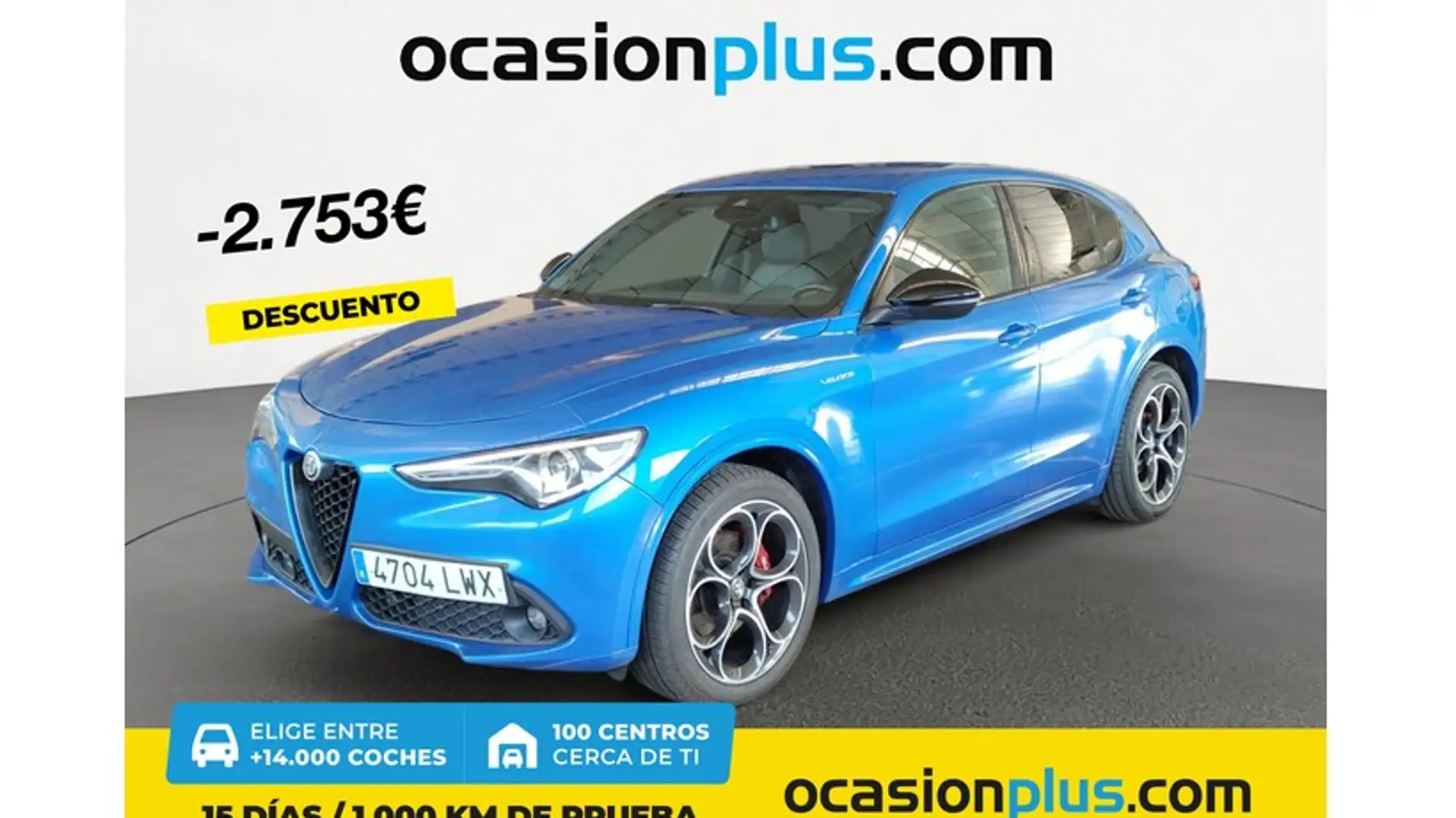 Alfa Romeo Stelvio 2.2 Veloce Q4 210 Aut. Bleu - 1