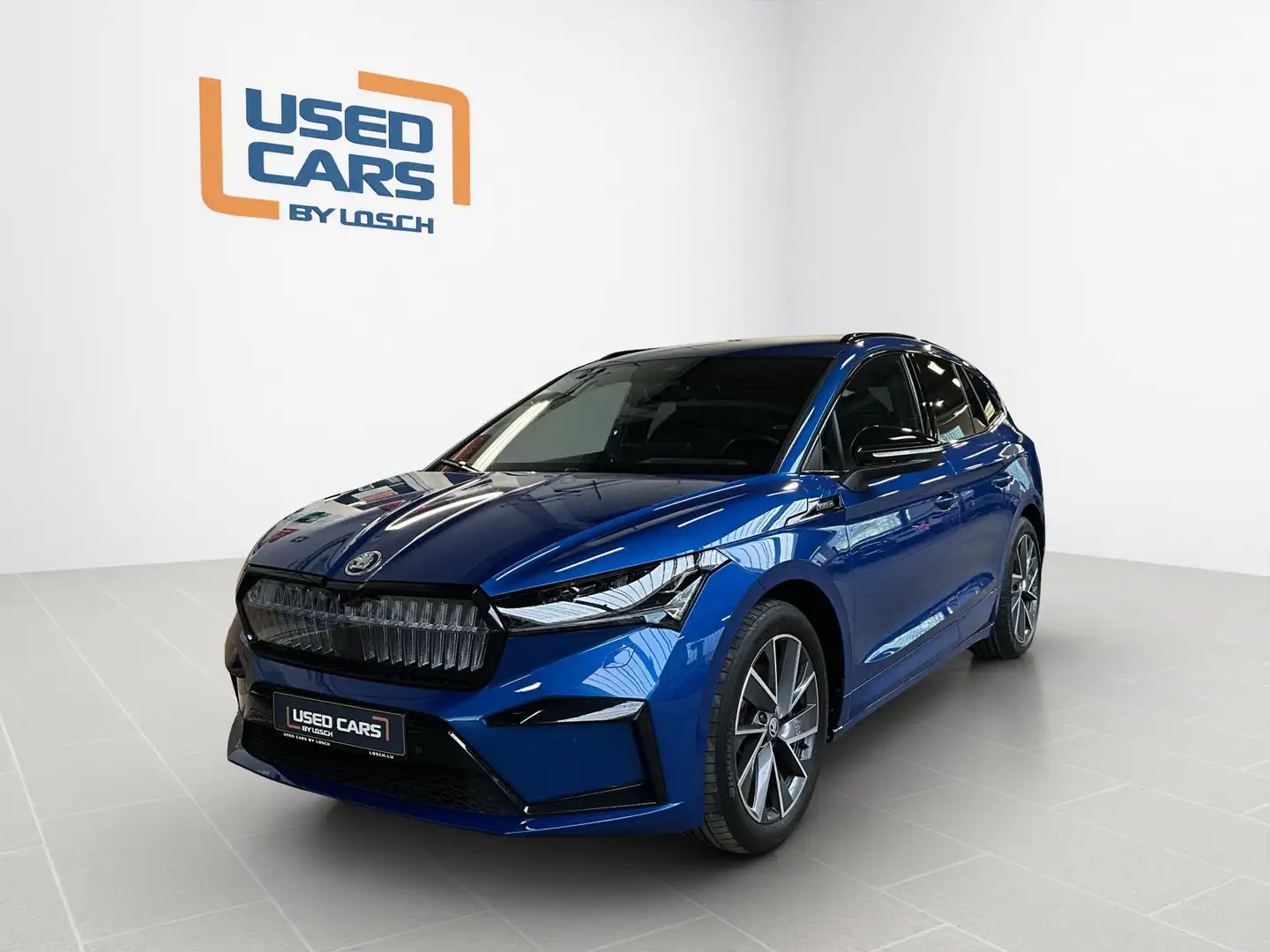 Skoda Enyaq RS/Sportline+iV80x+4x4+Navi Bleu - 1