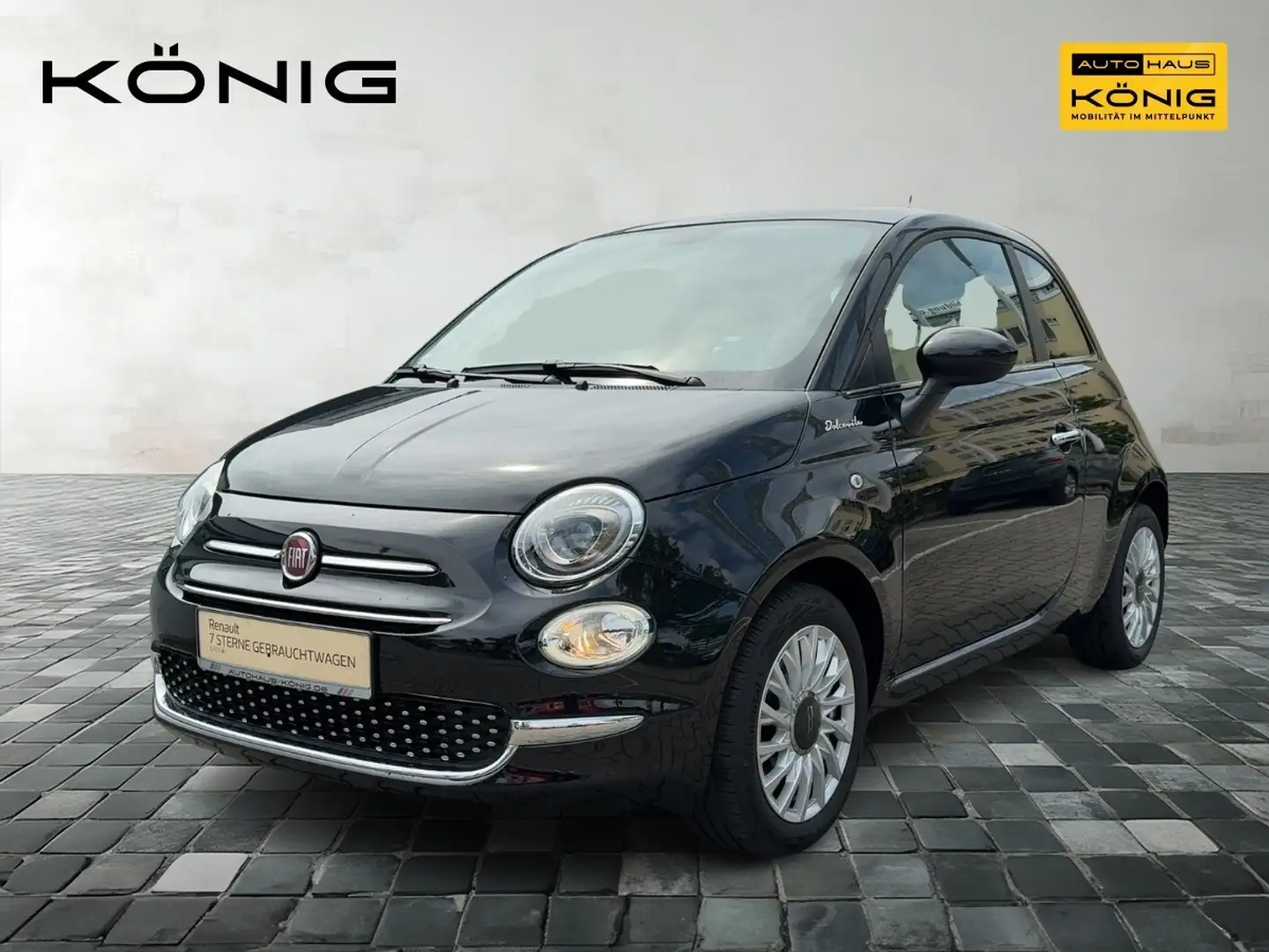 Fiat 500 1.0 GSE DolceVita Klima*Carplay*Tempomat Nero - 1