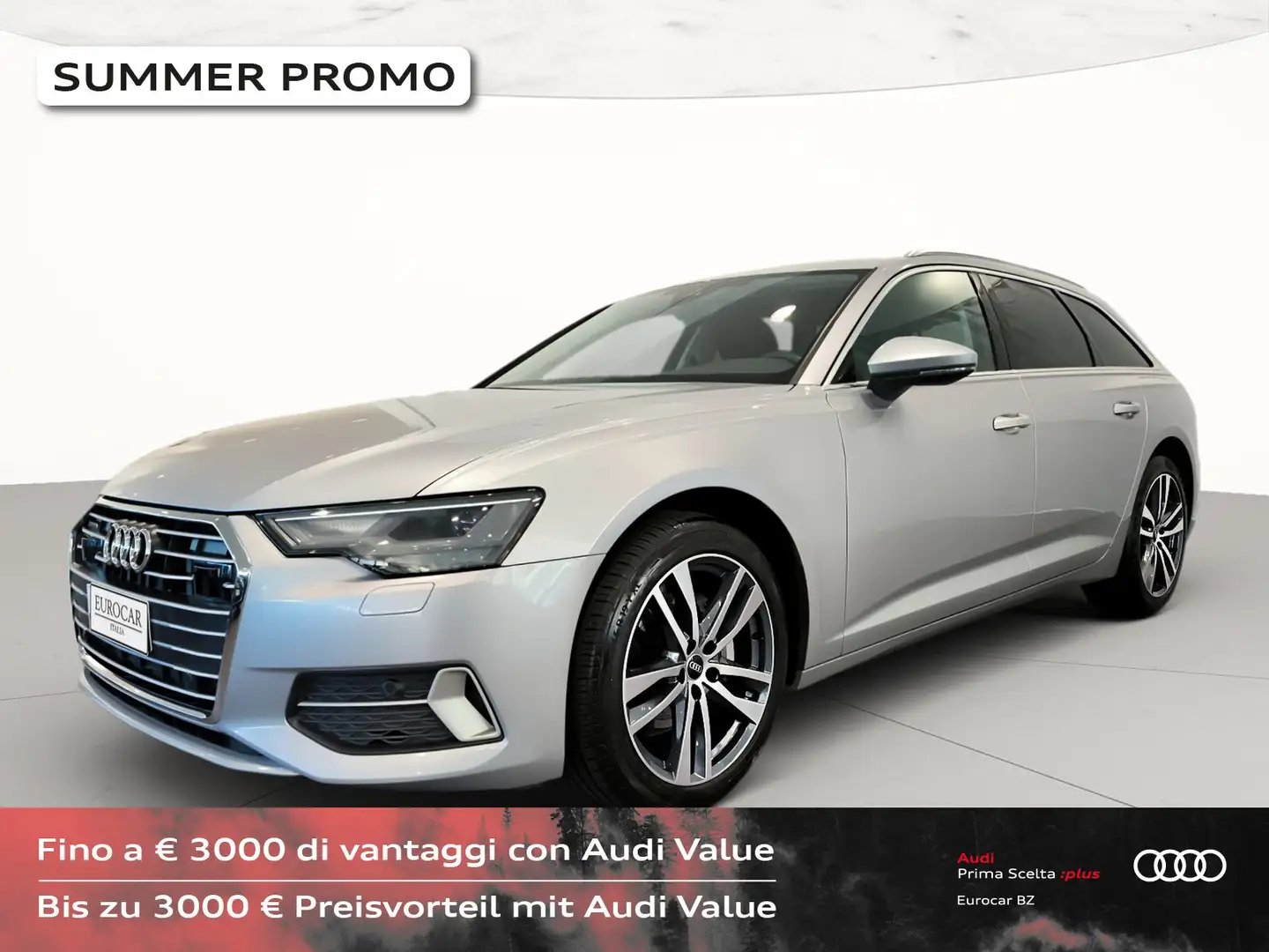 Audi A6 avant 40 2.0 tdi mhev sport quattro s-tronic Argento - 1