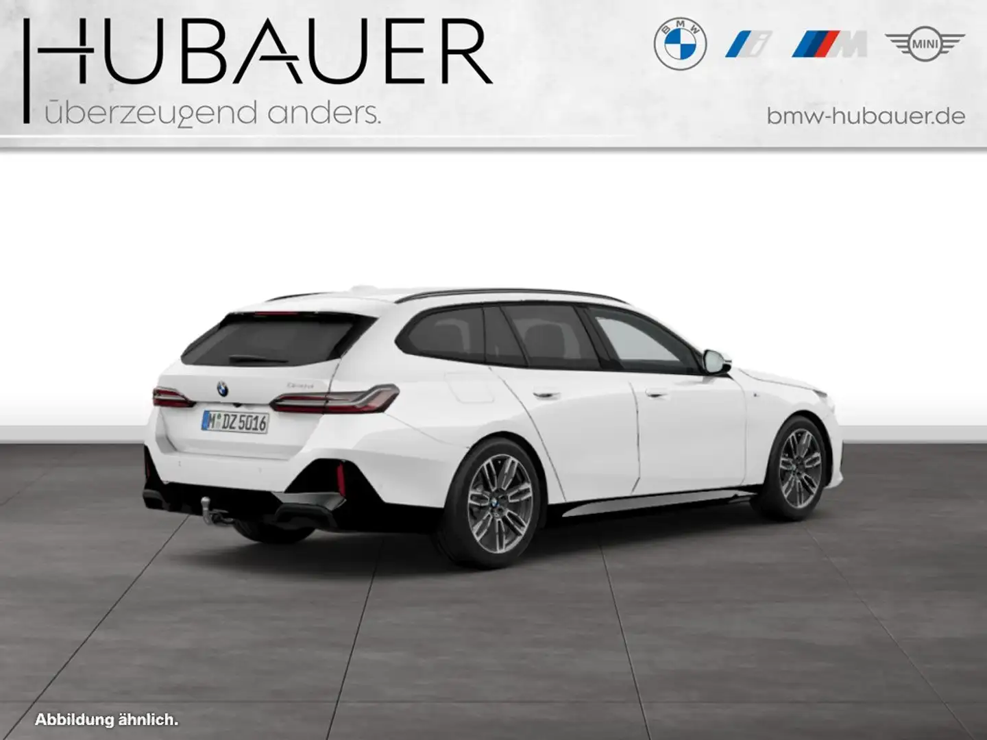 BMW 520 d Touring [M Sport, AHK, ACC, RFK, h&k Sound] Weiß - 2