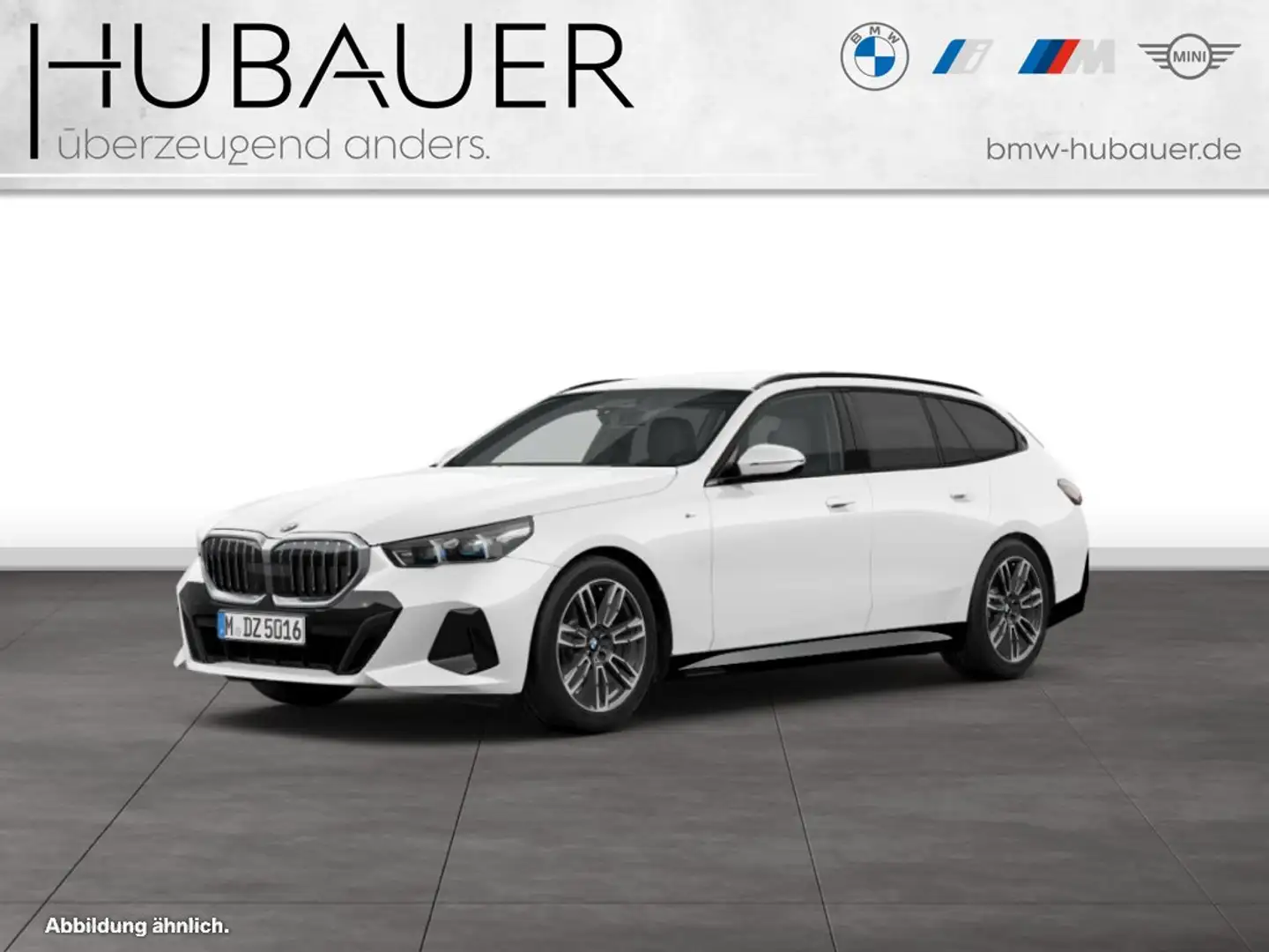 BMW 520 d Touring [M Sport, AHK, ACC, RFK, h&k Sound] Weiß - 1