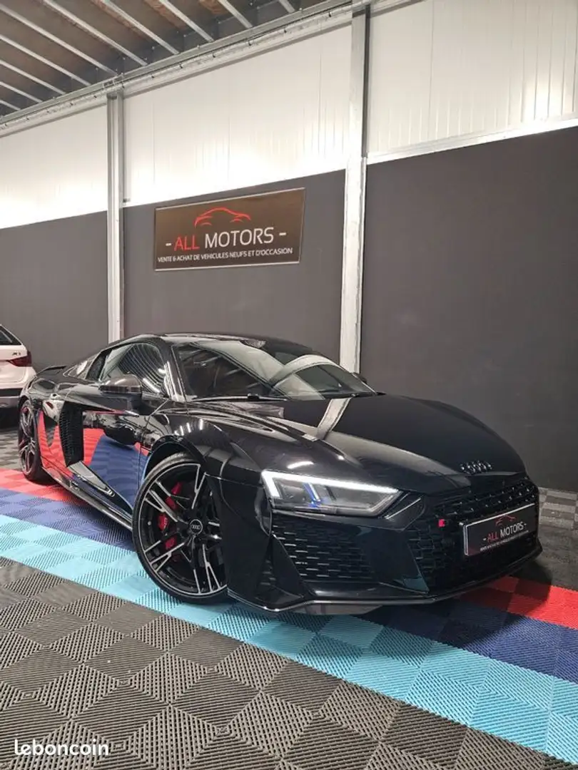Audi R8 ii 5.2 v10 performance 620 ch pack carbon s-tronic quattro Schwarz - 1