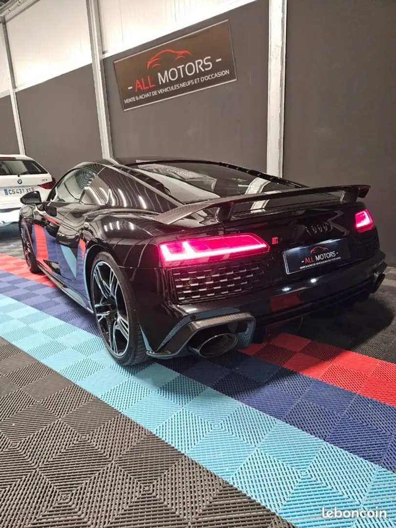 Audi R8 ii 5.2 v10 performance 620 ch pack carbon s-tronic quattro Schwarz - 2