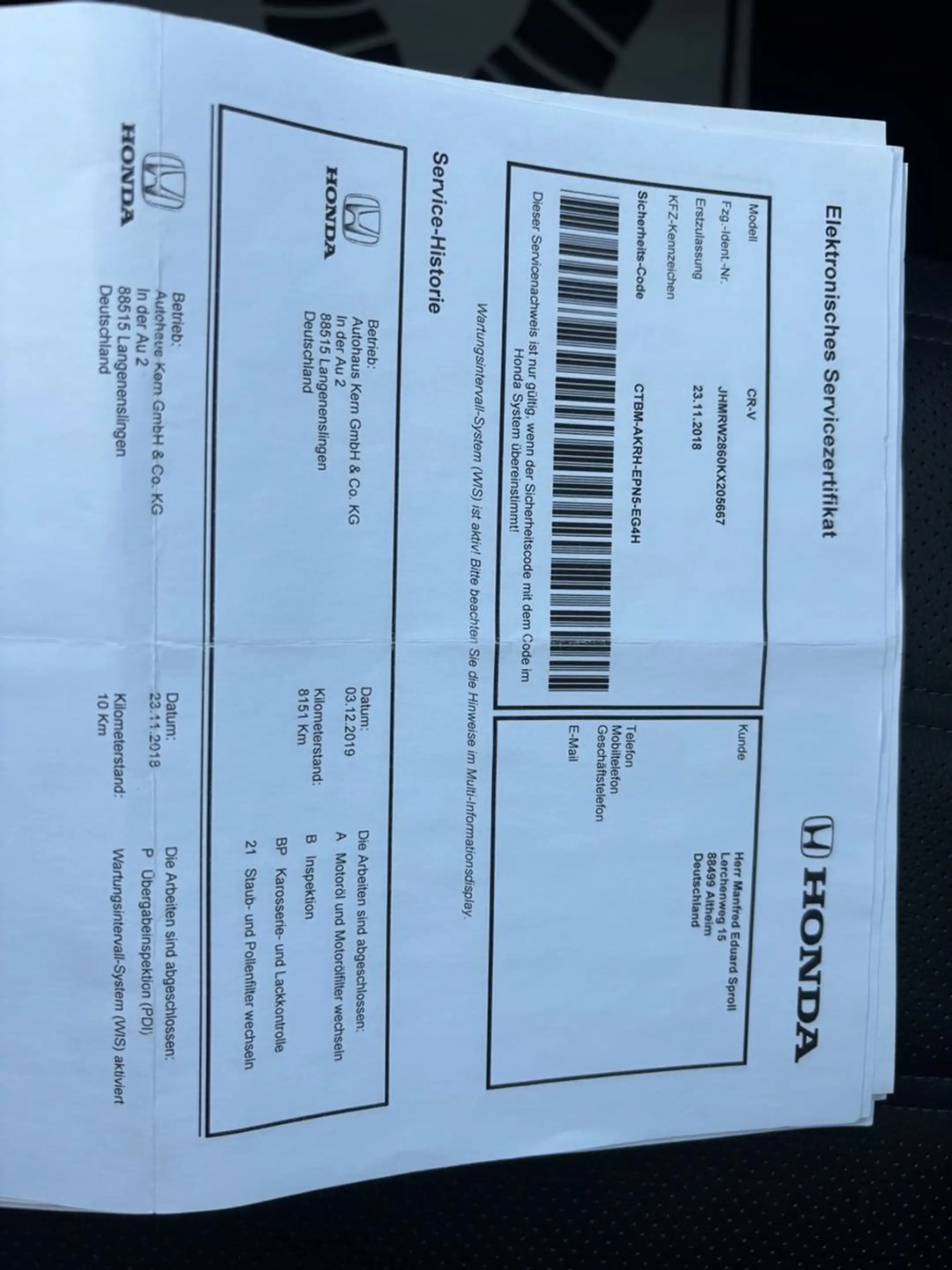 Honda CR-V 1.5 T 4WD Lifestyle,Aut.LED,Leder,gepfl. — photo 27