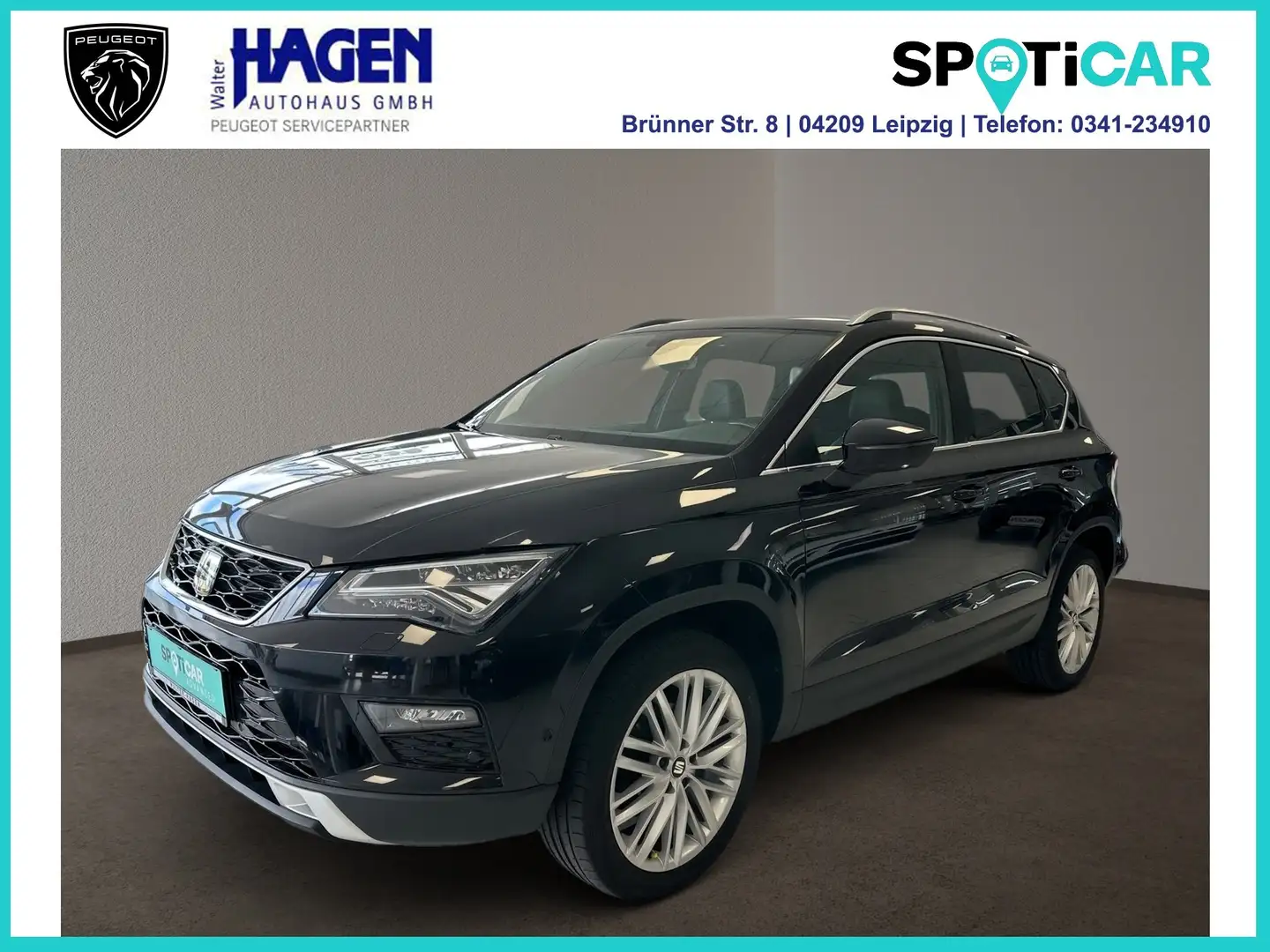 SEAT Ateca Xcellence 1.5 150 TSI PDC/RFK/SHZ/LED/DAB/NAVI Negro - 1