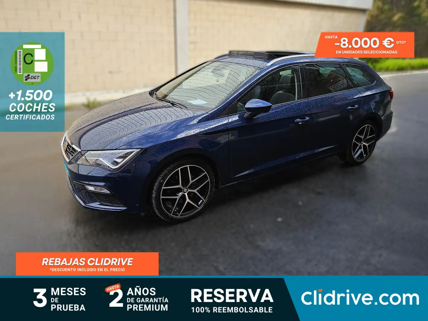 SEAT Leon ST 2.0TDI CR S&S FR DSG7 150 Azul - 1
