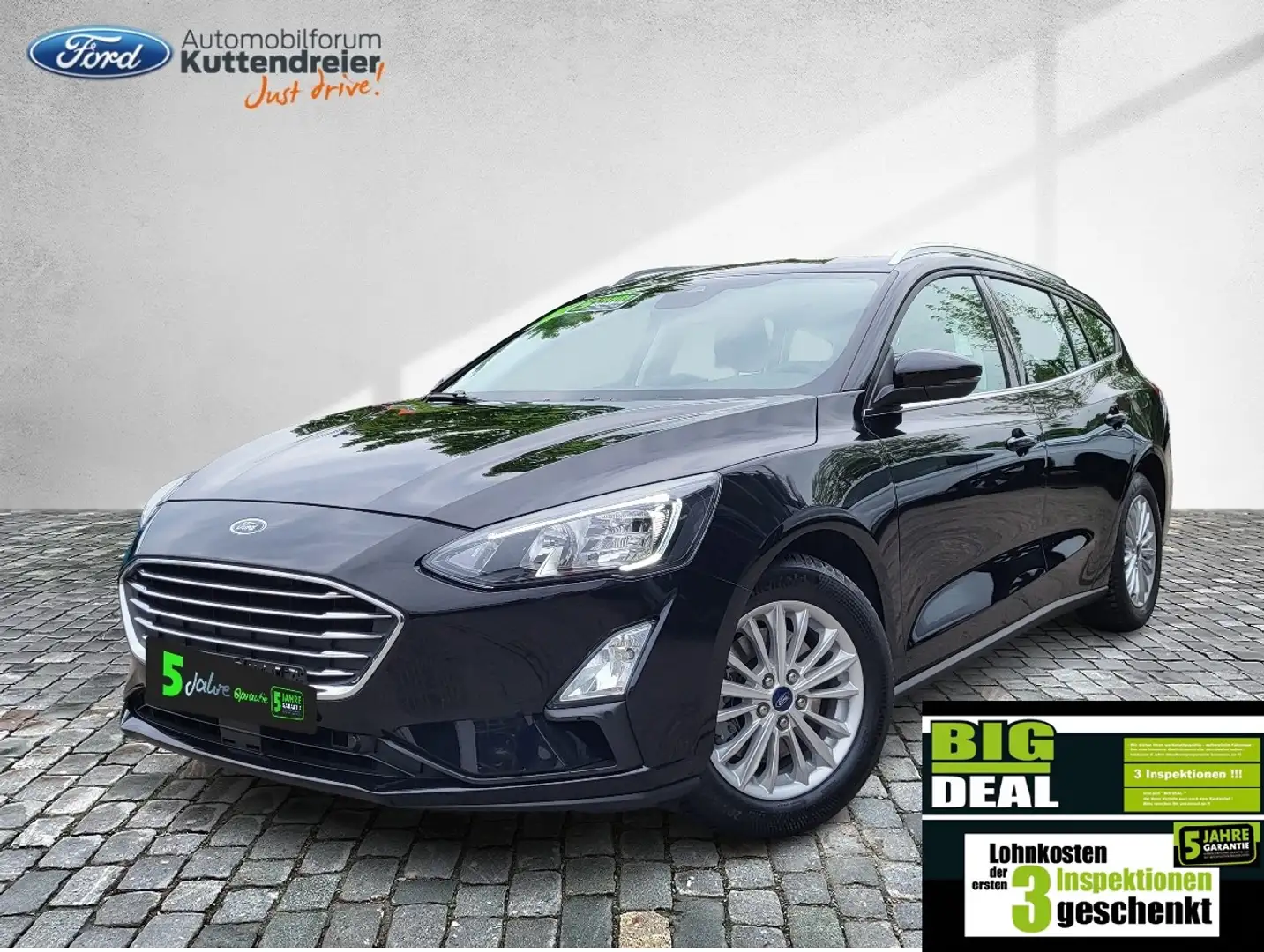 Ford Focus Turnier Titanium Navi 2x PDC LED Sitzheiz. Schwarz - 1