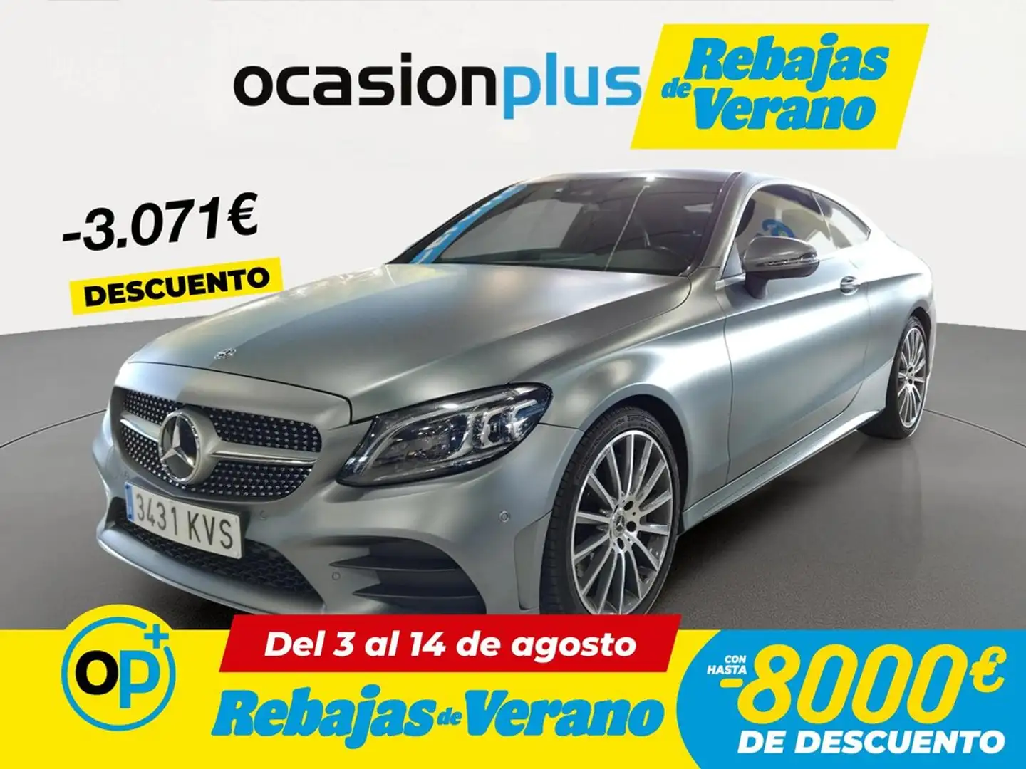 Mercedes-Benz C 300 Coupé 9G-Tronic Gris - 1