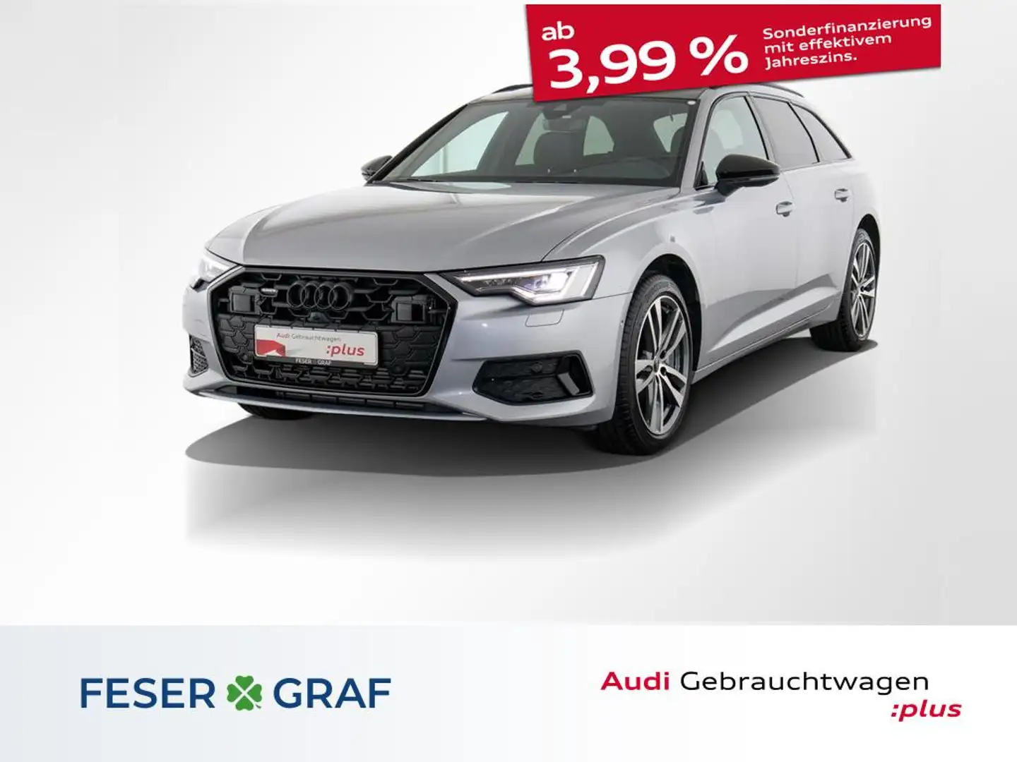 Audi A6 Avant Sport 45 TFSI quattro S tronic Silber - 1