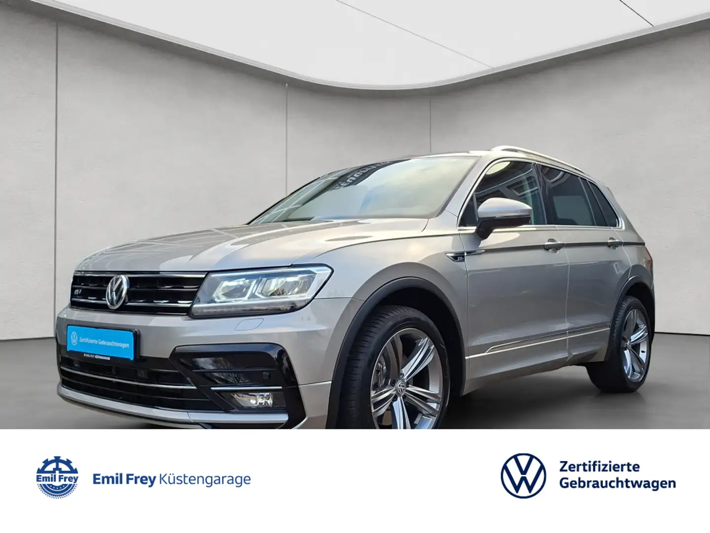 Volkswagen Tiguan 2.0 TSI 4Motion DSG Highline NAVI SHZ RFK Silber - 1