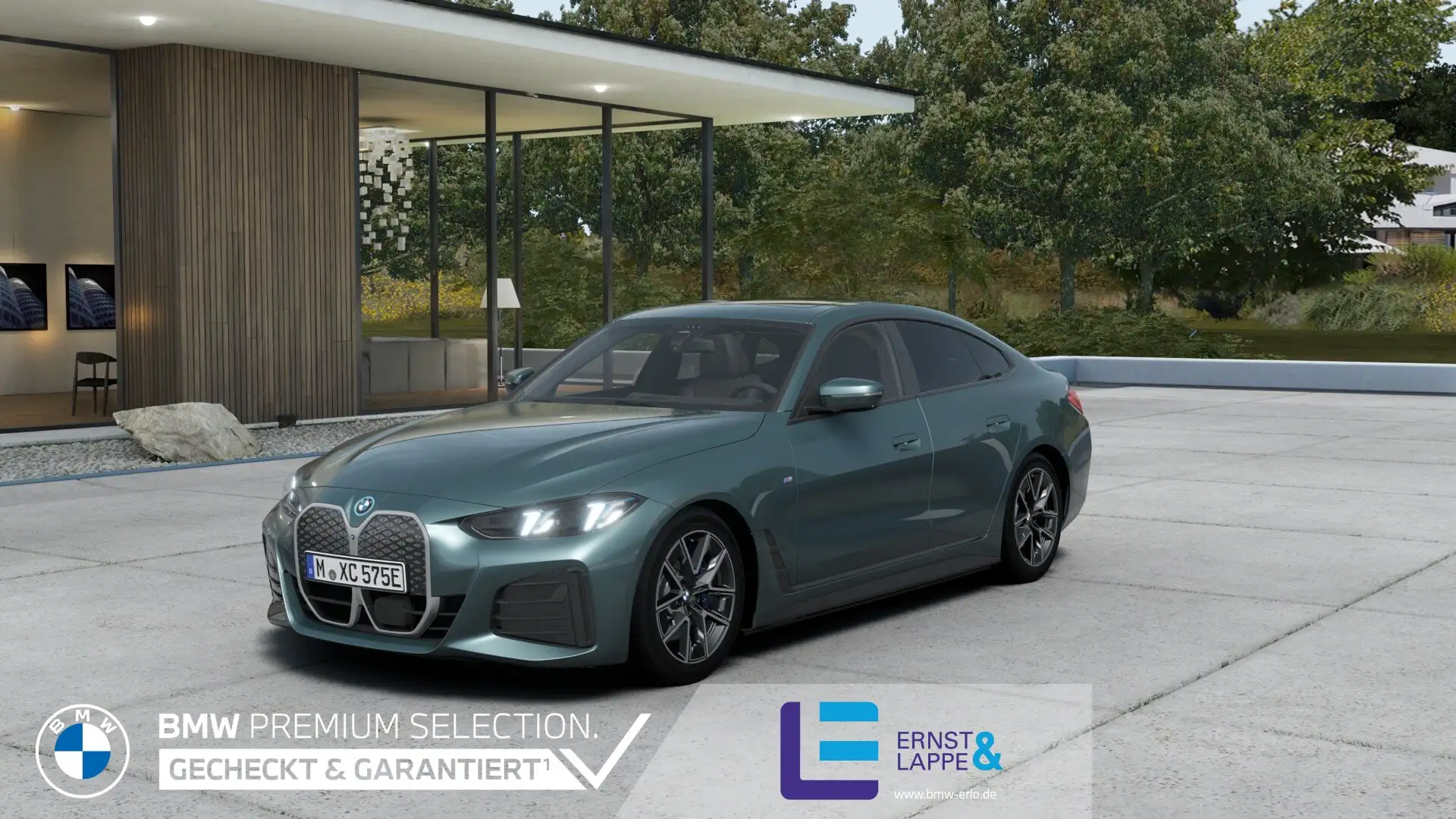 BMW i4 eDrive40 M Sport || AHK Glasdach DrivingAssProf Grün - 1