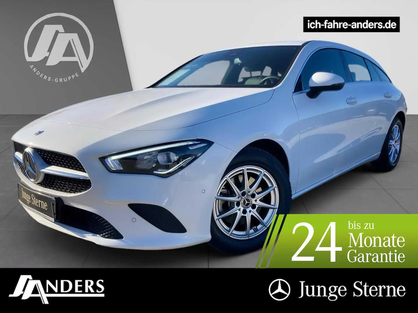 Mercedes-Benz CLA 180 d SB MBUX+SHZ+LED+PDC+AHK+Tempomat+Apple Blanc - 1