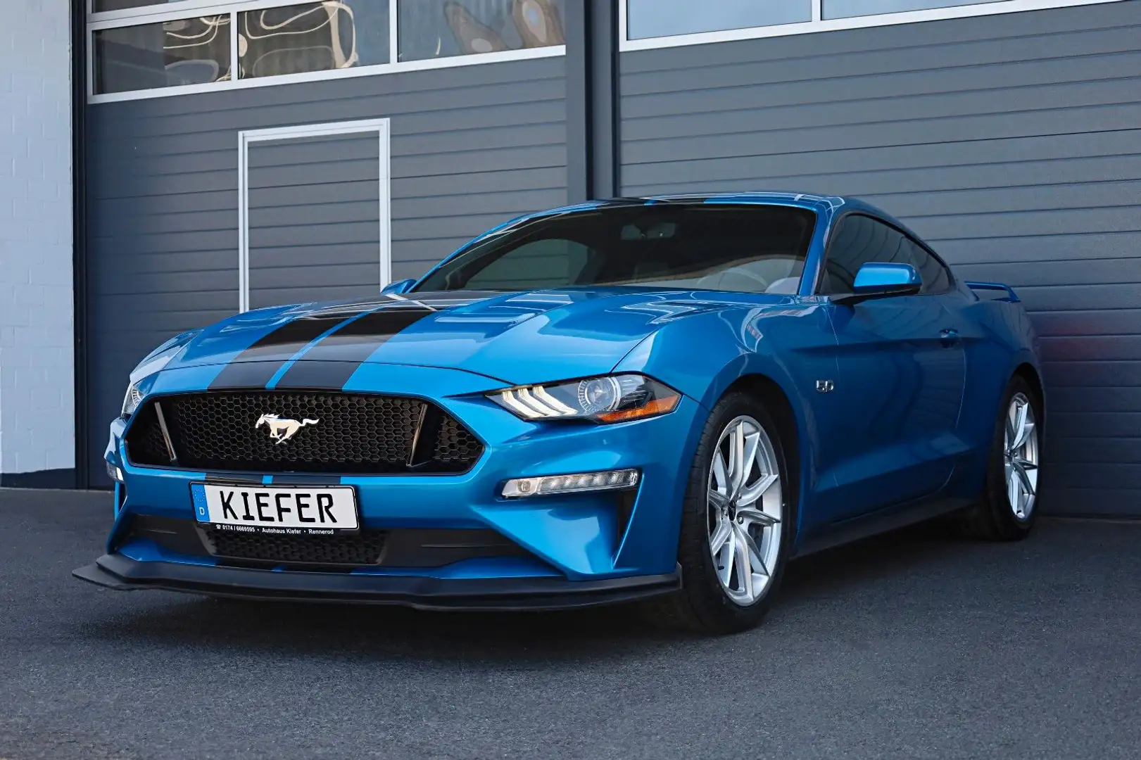 Ford Mustang 5.0 GT/BREMBO/MagneRide/CarPlay/LHZ/TOTW Blau - 1