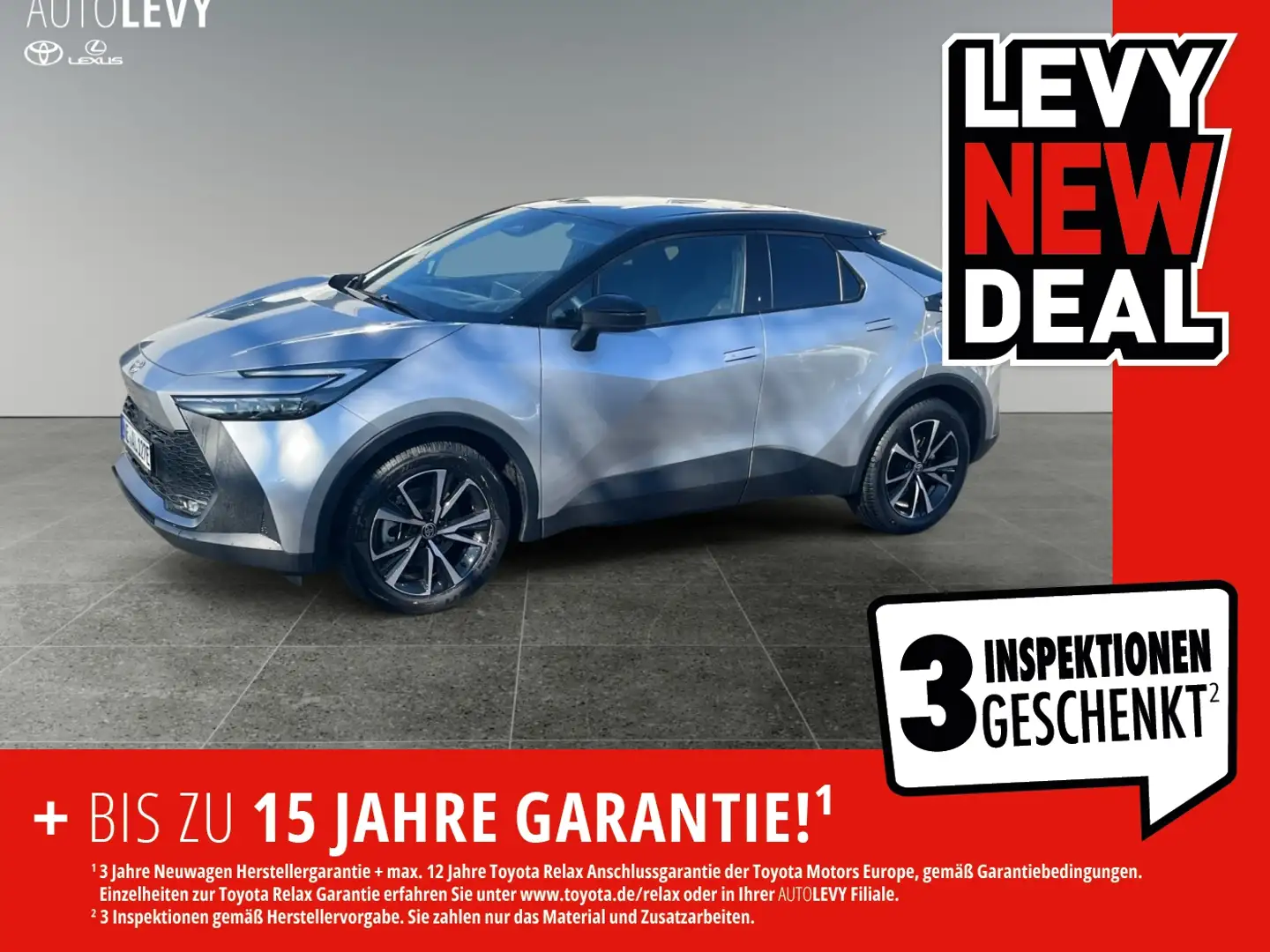Toyota C-HR 2.0 FWD Team Deutschland ACC FLA SpurH LED Schwarz - 1