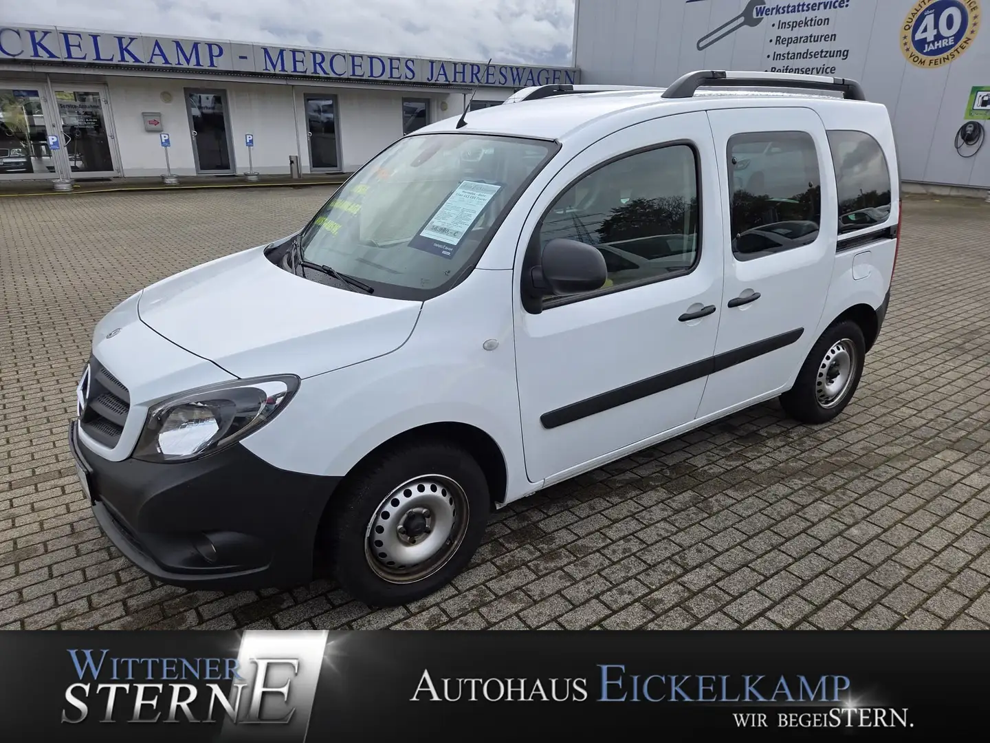 Mercedes-Benz Citan 111 CDI Tourer lang KLIMA SHZ PDC EU6d-Tem Weiß - 1