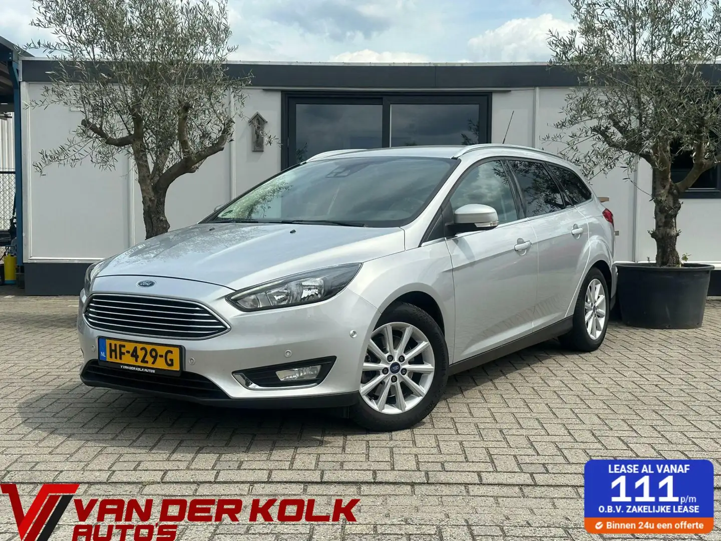 Ford Focus Wagon 1.5 Titanium Navi LED Cruise Climate Stuur/S Серый - 1