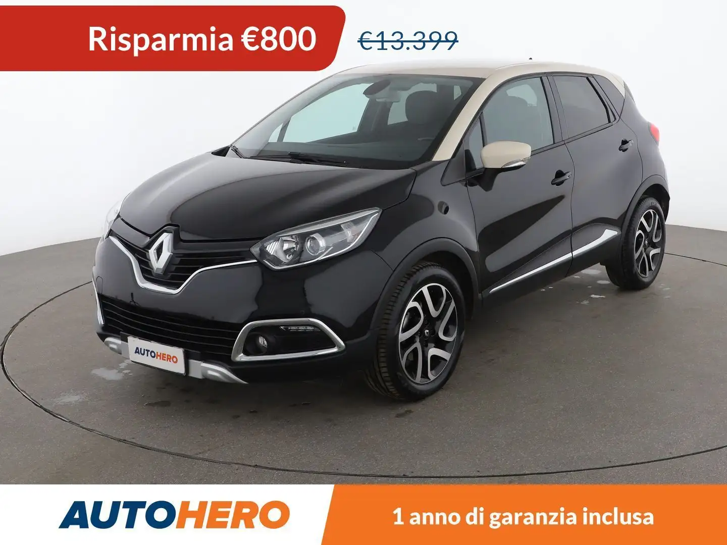 Renault Captur 1.5 dCi Energy Excite 90 CV EDC Nero - 1