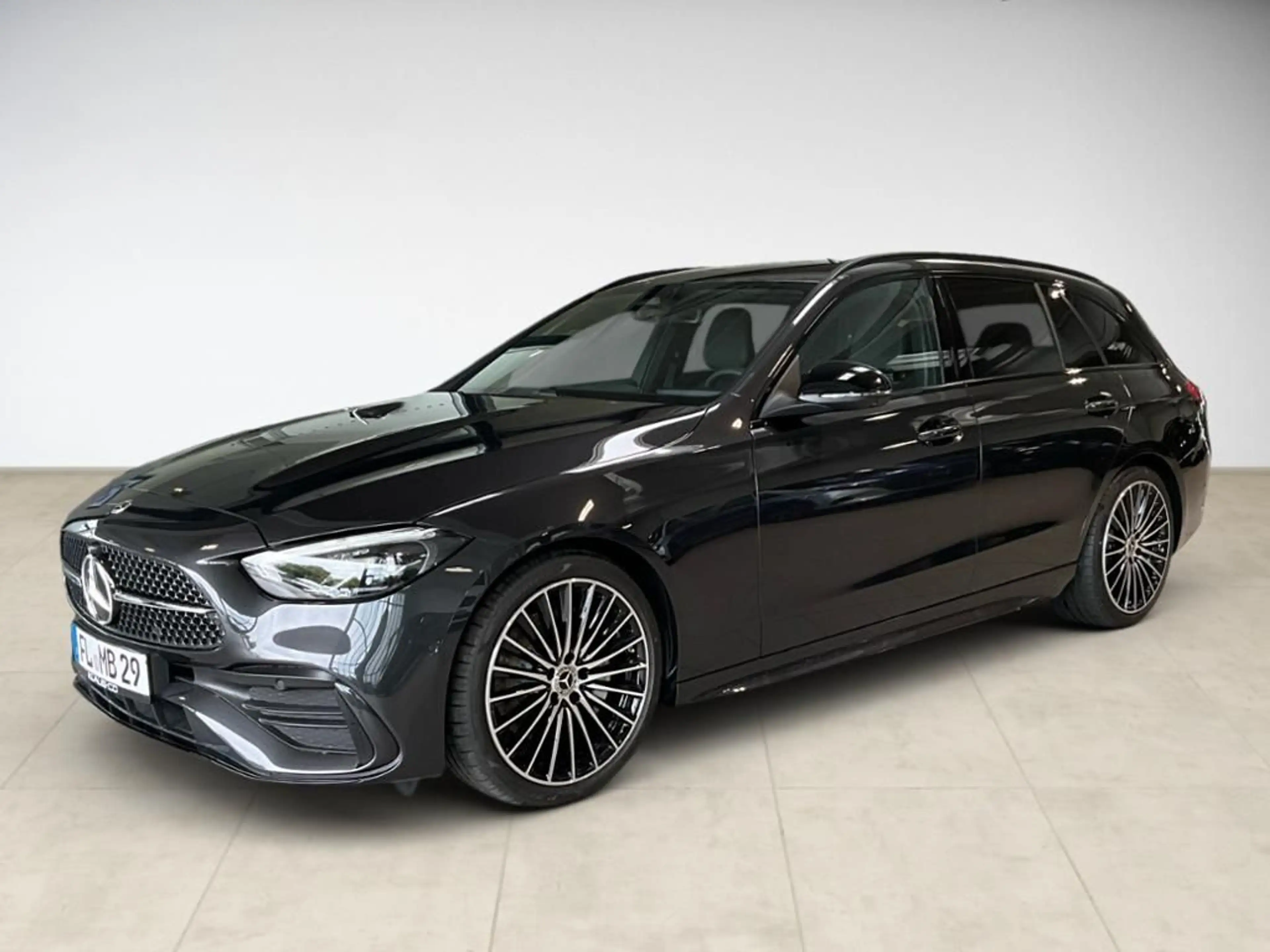 Mercedes-Benz C 200 T AMG-Line 360 AHK AUT Akustikglas Kam. LM
