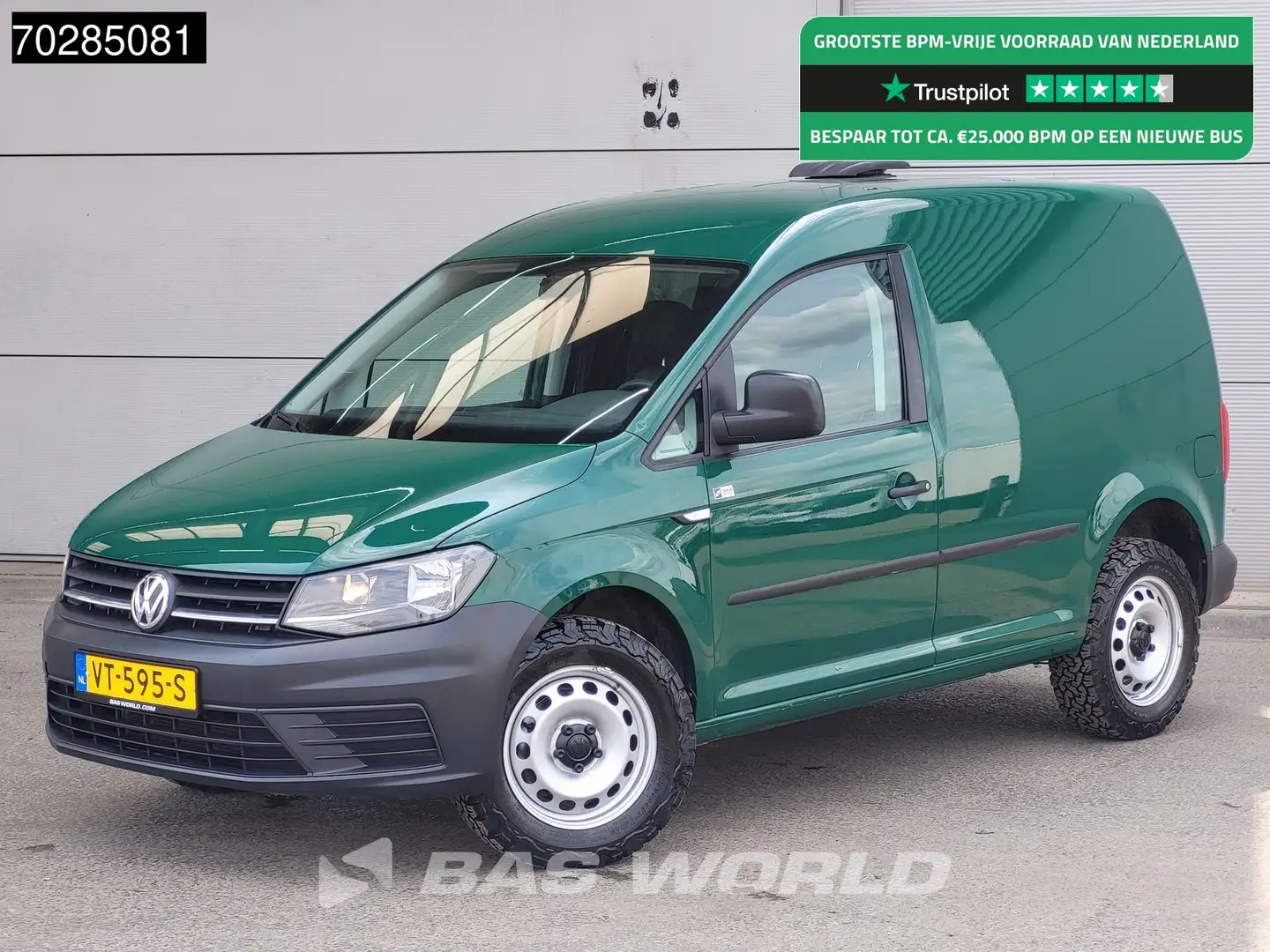 Volkswagen Caddy 122PK 4Motion 4x4 Euro6 L1H1 Trekhaak Airco Cruise Verde - 1