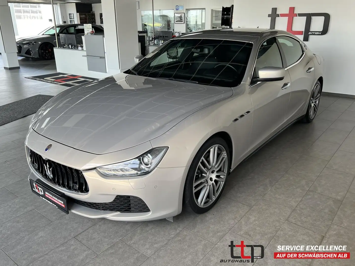Maserati Ghibli 3.0 V6 Leder Harman-Kardon Memory Kamera Gold - 1