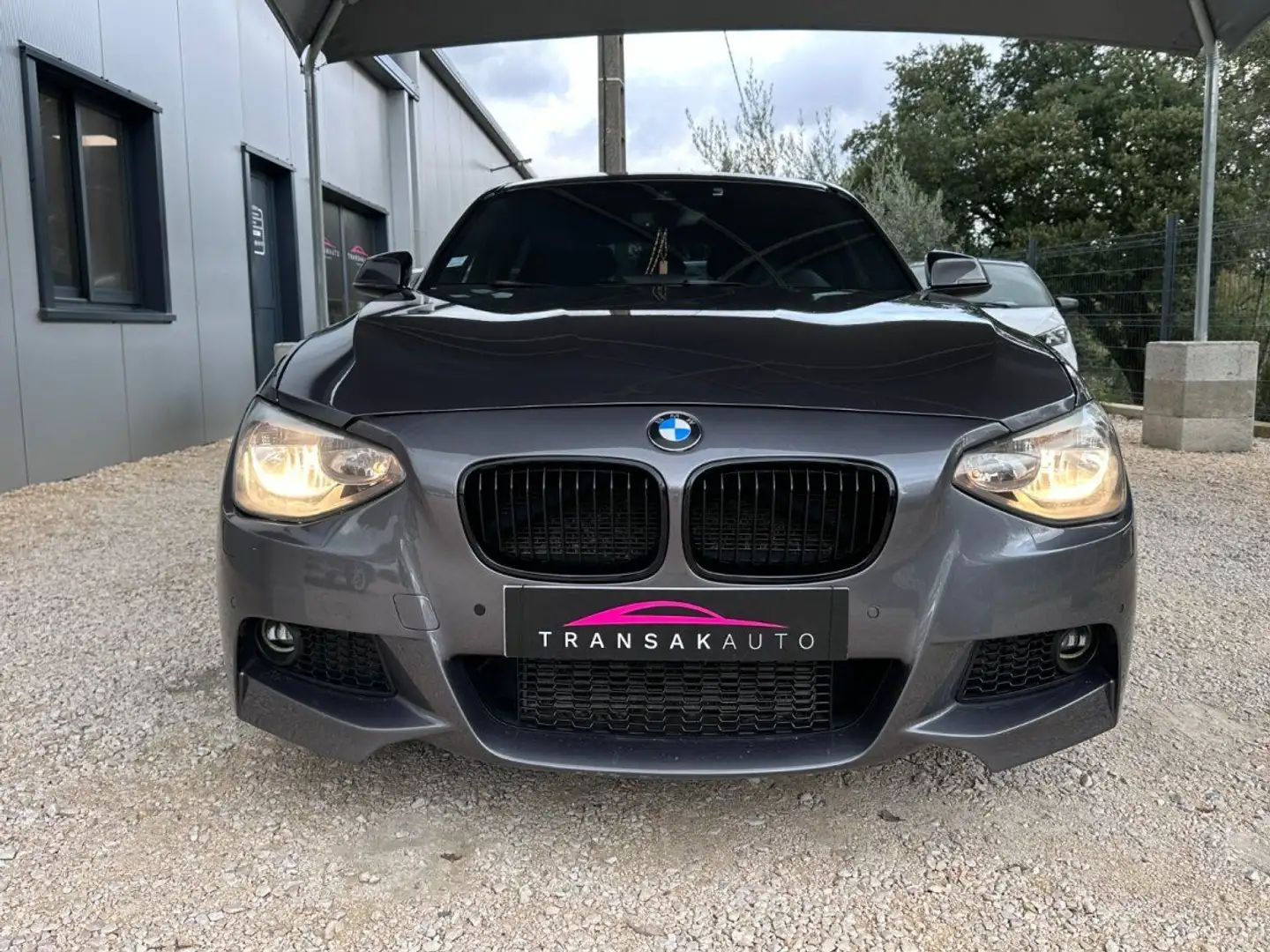 BMW 118 SERIE F20 118d 143 ch Sport / Pack M / Toit Ouvrant / Sièges Chauffants Grau - 2